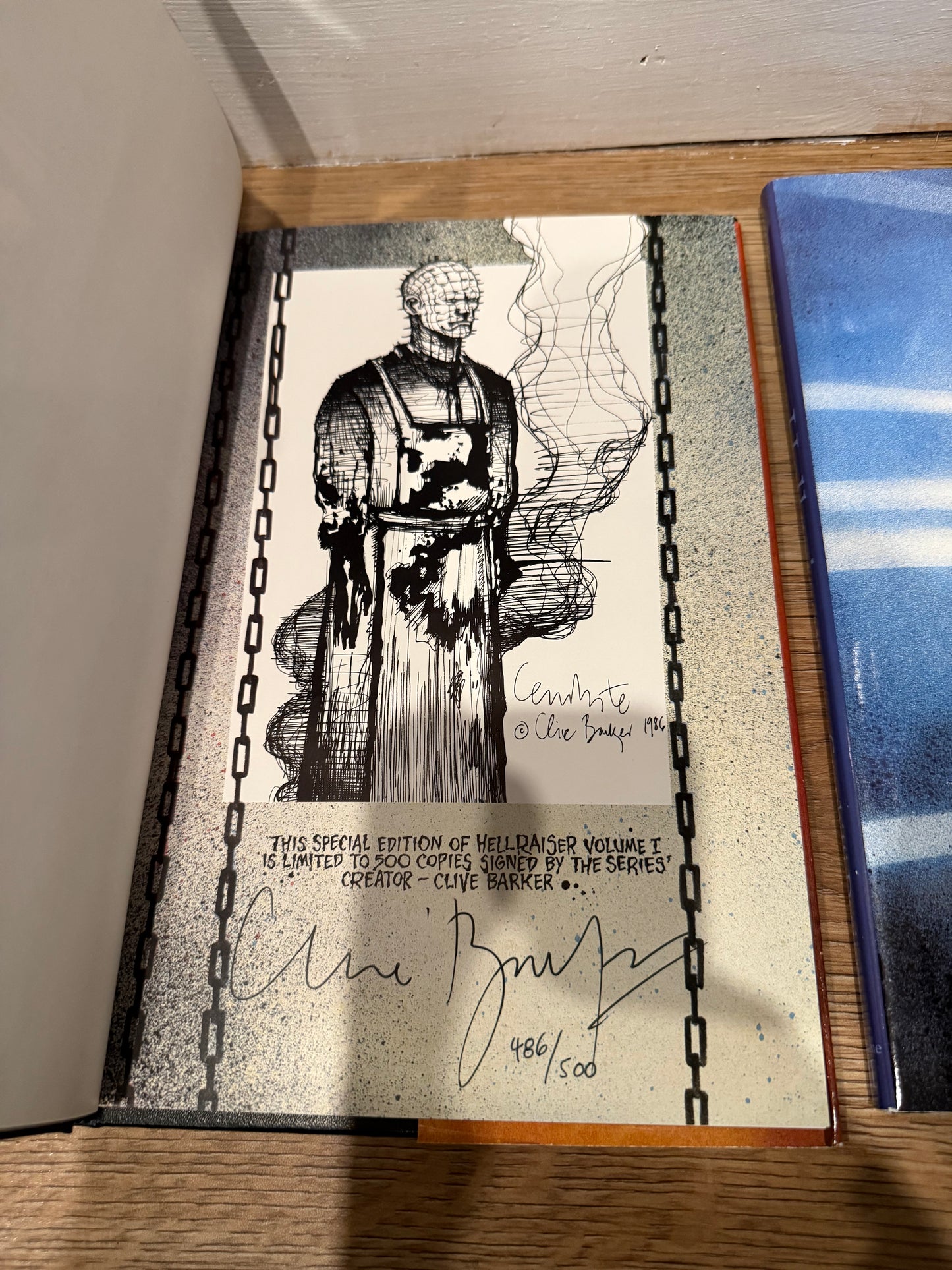Clive Barker, Hellraiser Volumes I-II, Signed/Limited Edition, Graphitti Designs