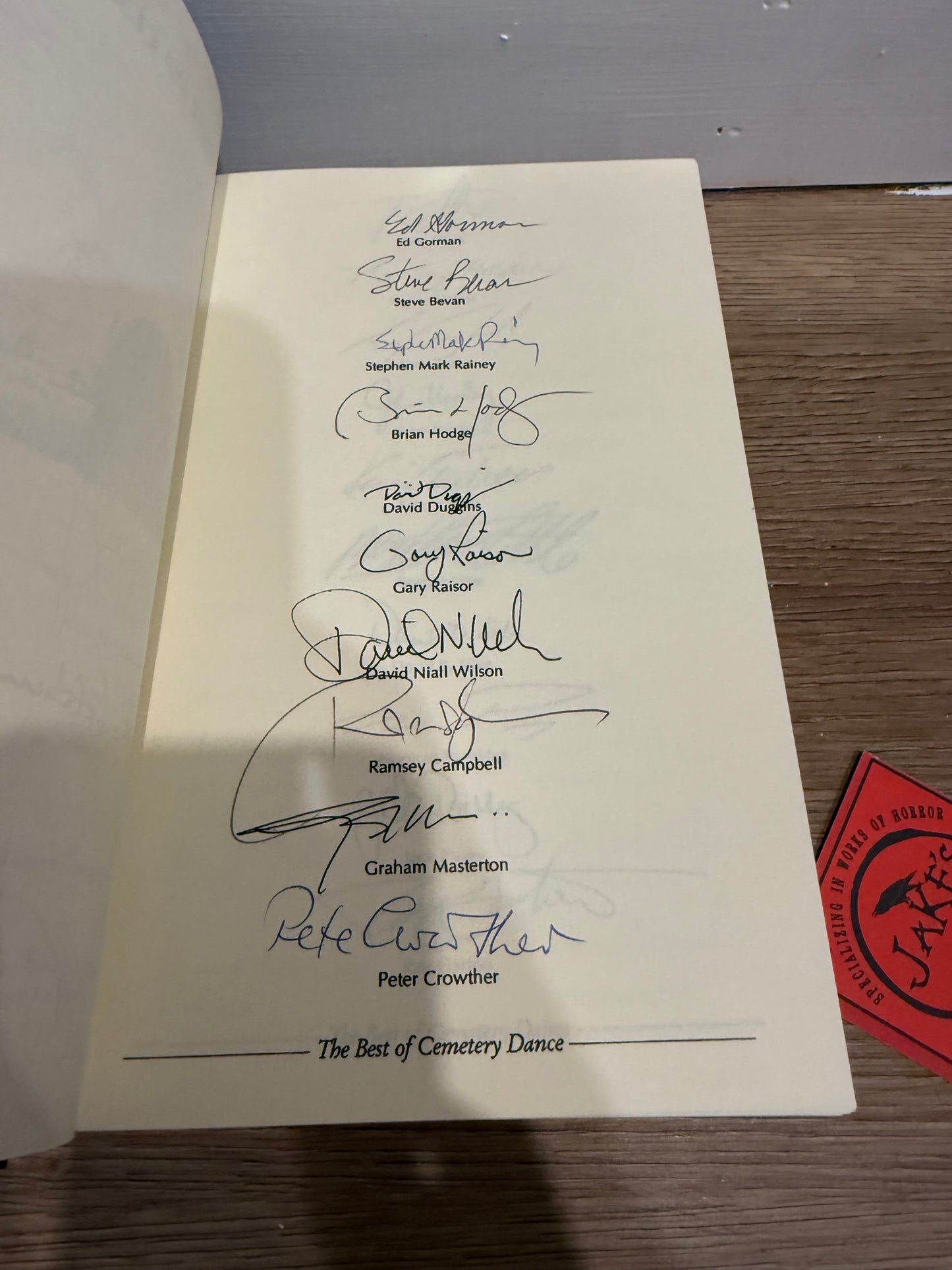 Best of Cemetery Dance, Signed/Limited #441