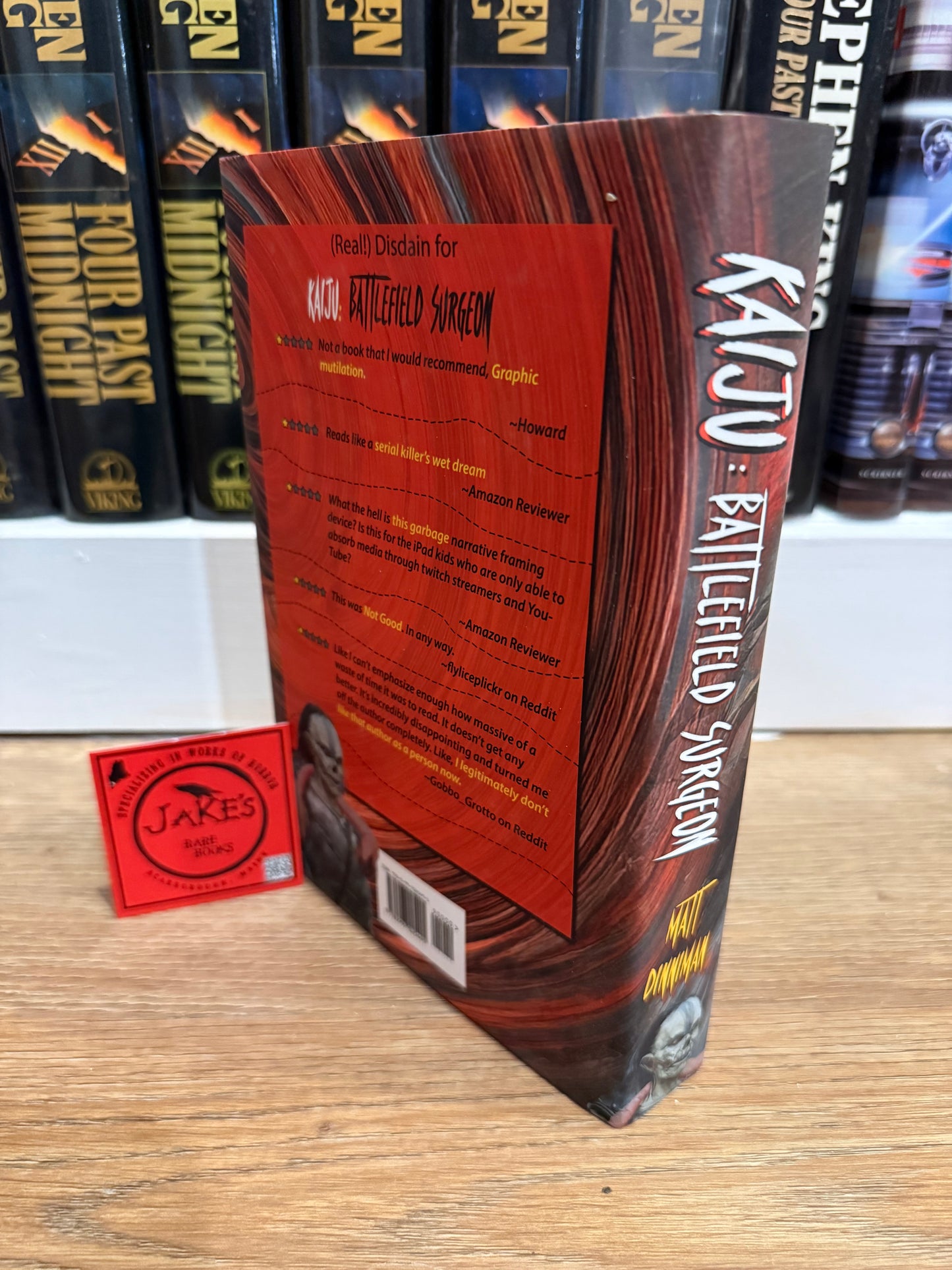 Matt Dinniman, Kaiju: Battlefield Surgeon, First Edition SIGNED, Dandy House