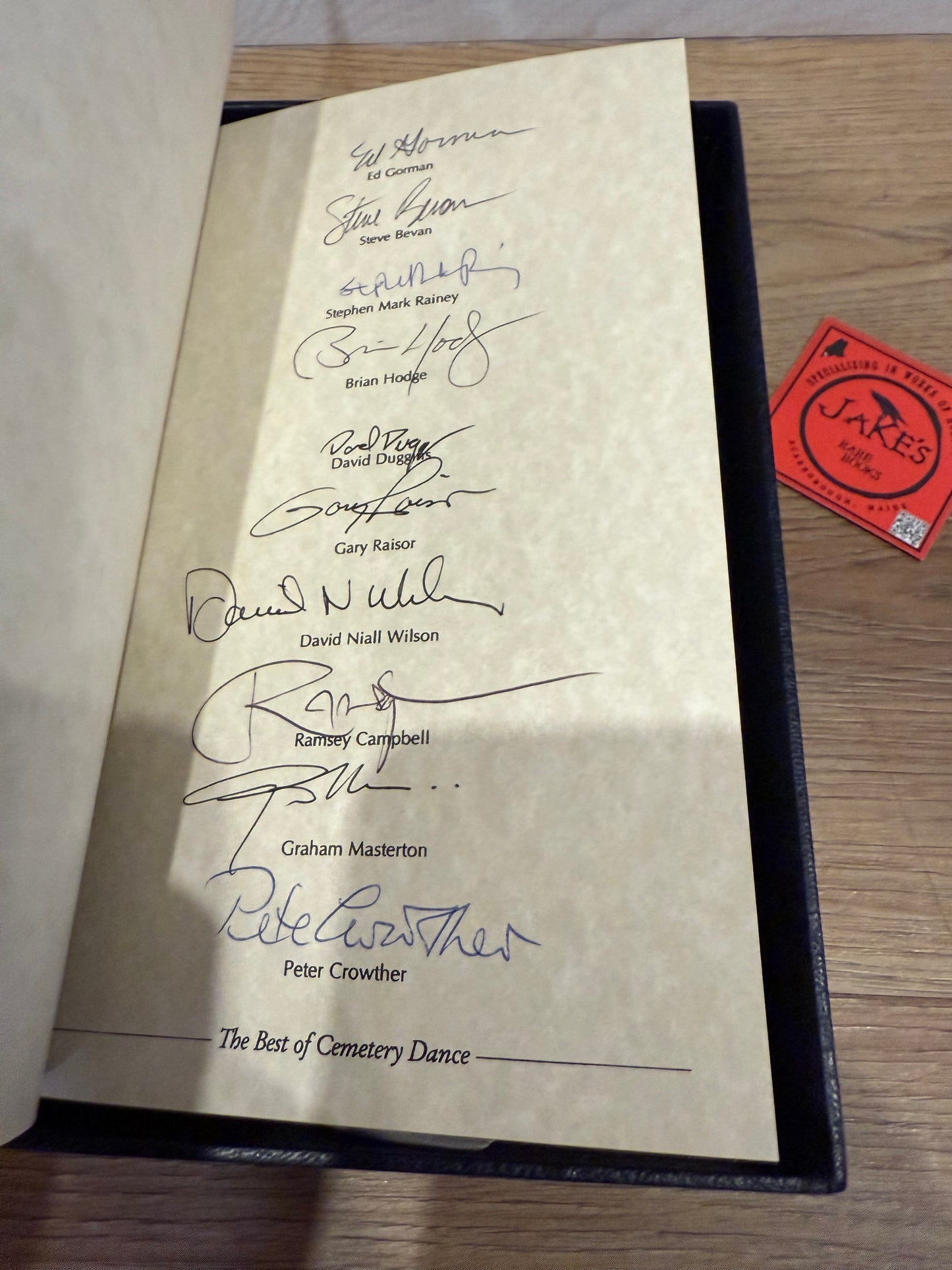 Best of Cemetery Dance, Publisher’s Copy, SIGNED Limited Edition