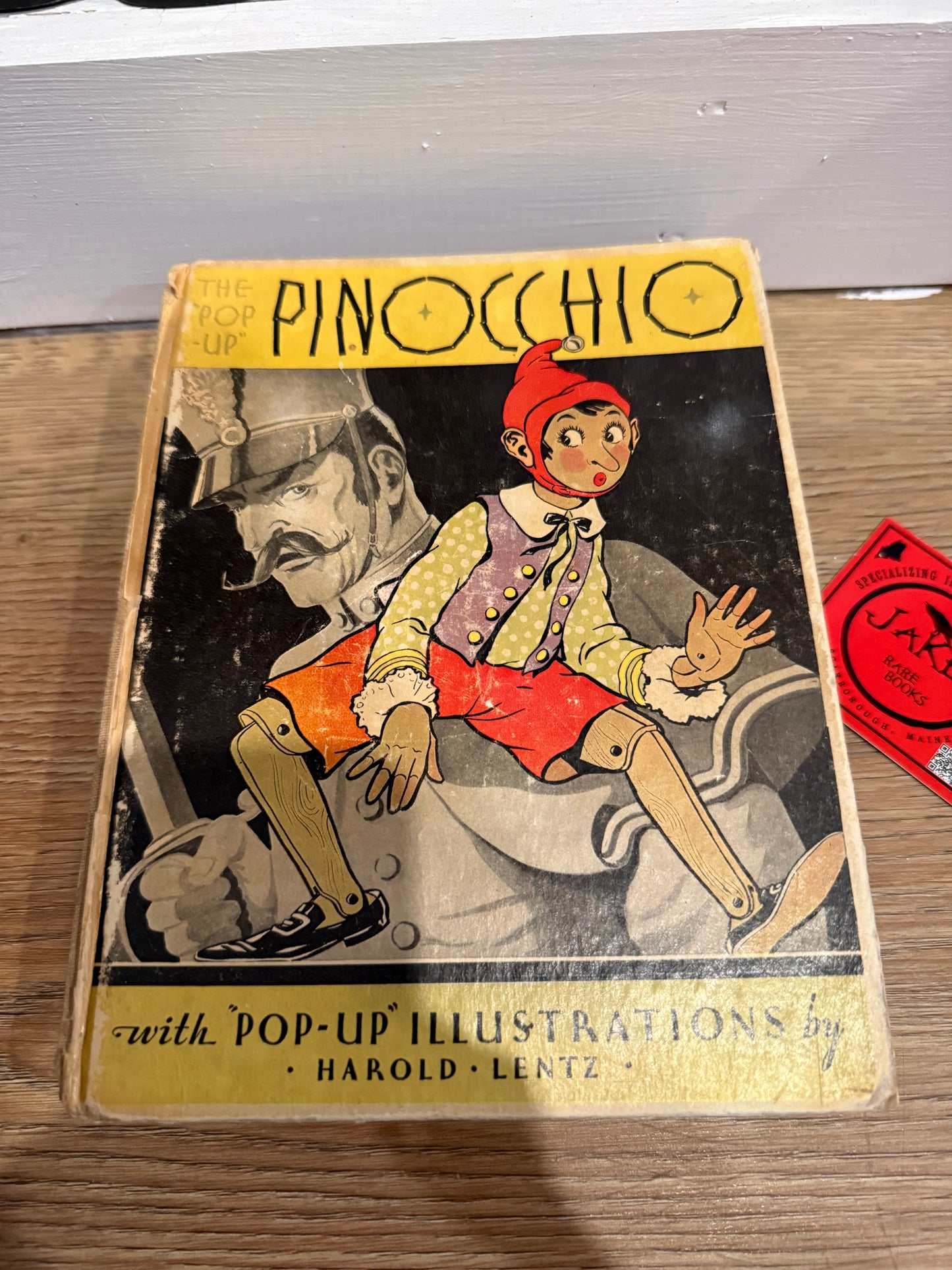 Pinocchio Pop-Up Book, 1932, Blue Ribbon Books
