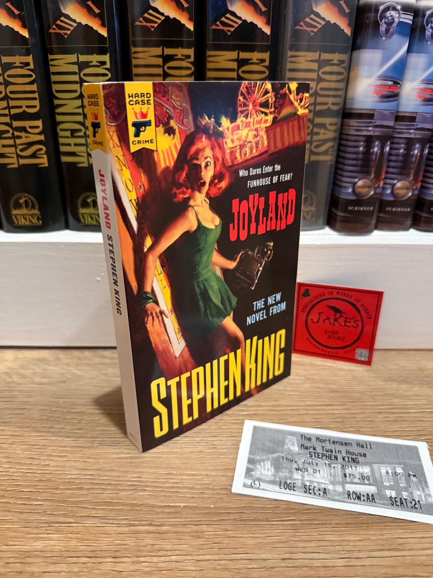 Stephen King, Joyland, SIGNED First Paperback Printing, Hard Case Crime