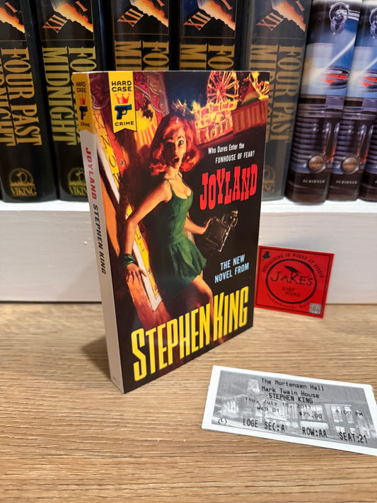 Stephen King, Joyland, SIGNED First Paperback Printing, Hard Case Crime