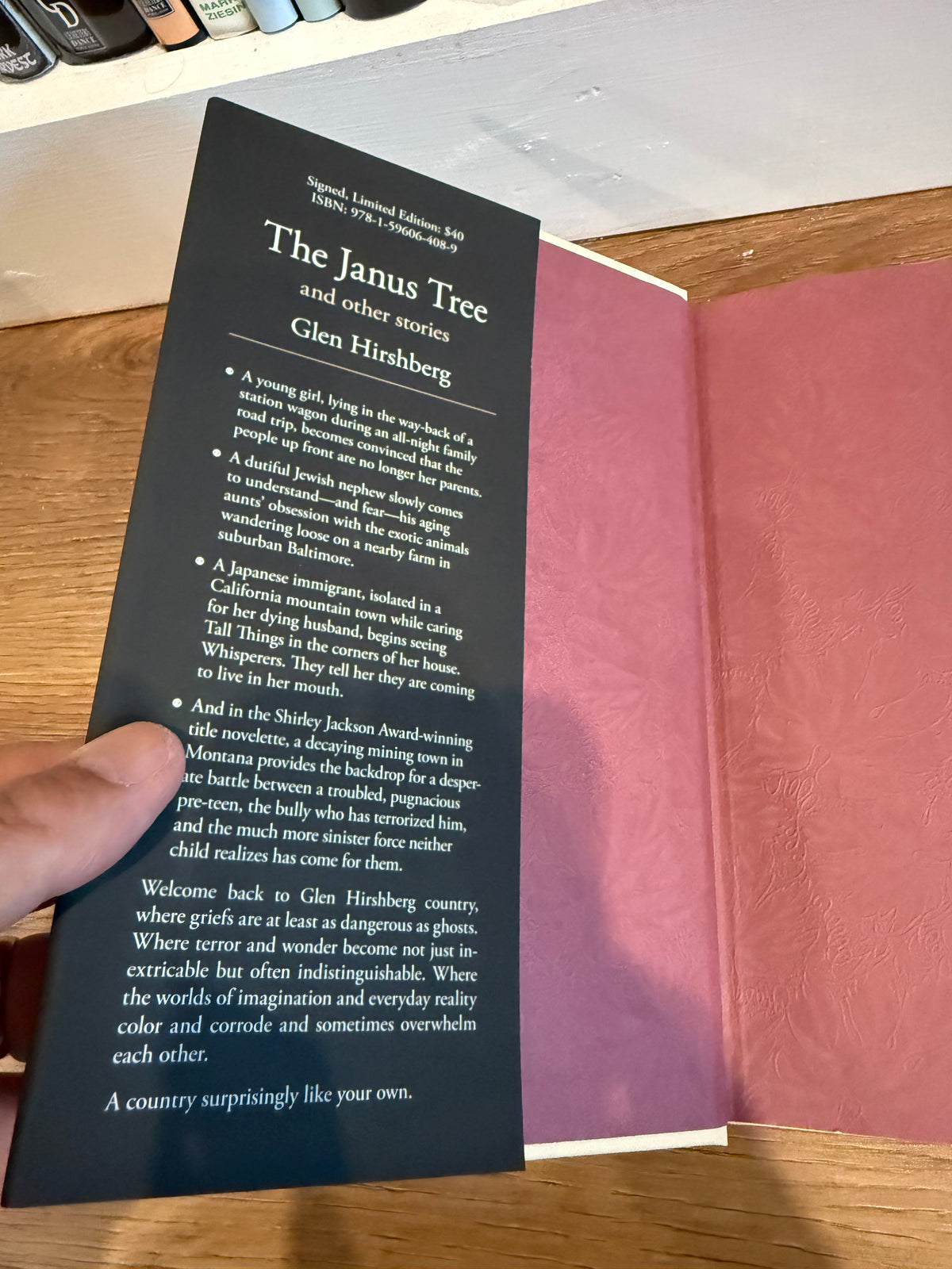 Glen Hershberg, The Janus Tree, Signed Limited #12, Subterranean Press