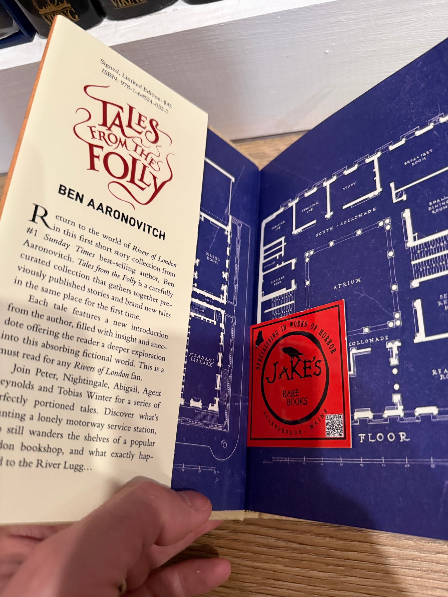 Ben Aaronovitch, Tales From the Folly, Signed/Limited #12, Subterranean Press