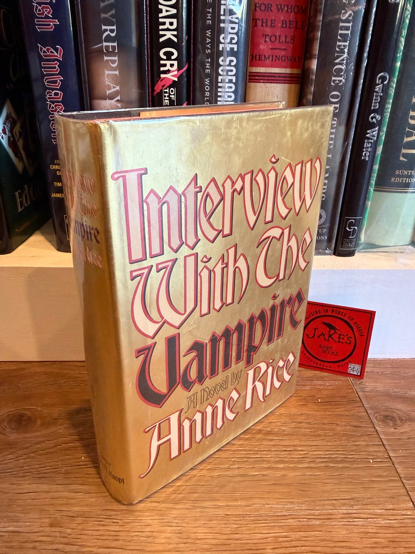 Anne Rice, Interview With a Vampire, First Edition, Knopf Publishing