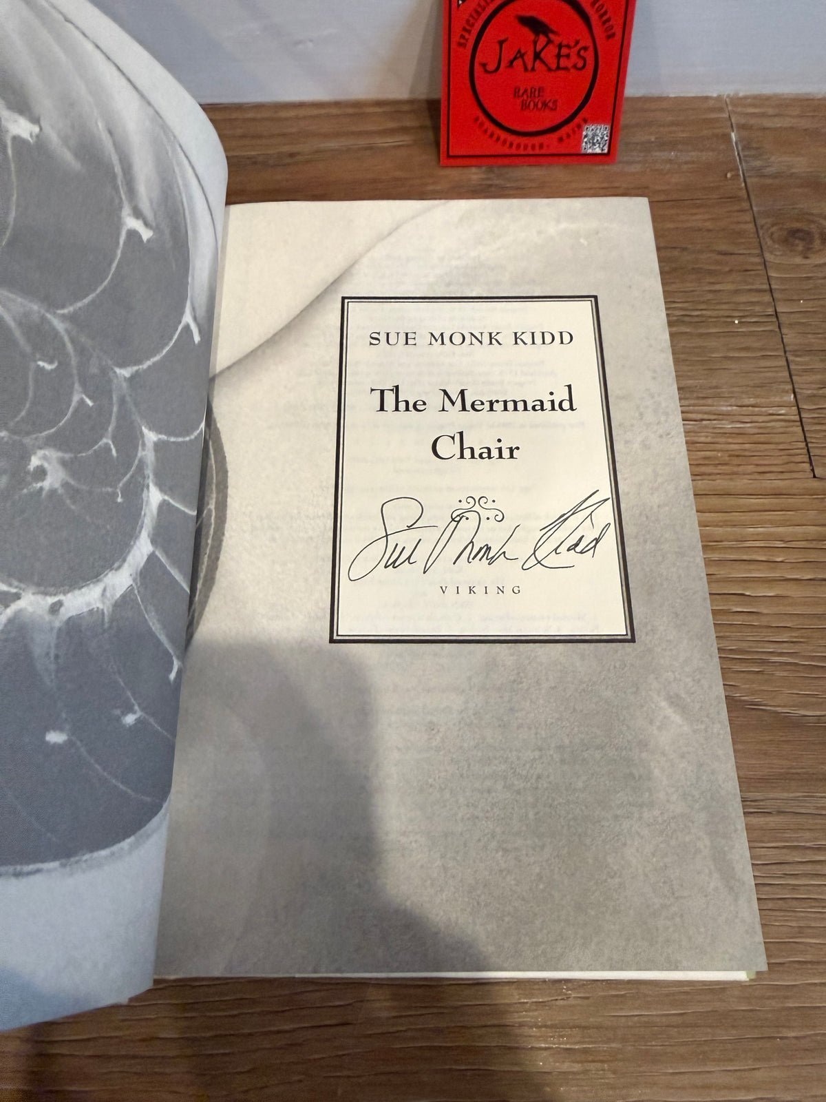Sue Monk Kidd, The Mermaid Chair, Signed First Edition, Viking