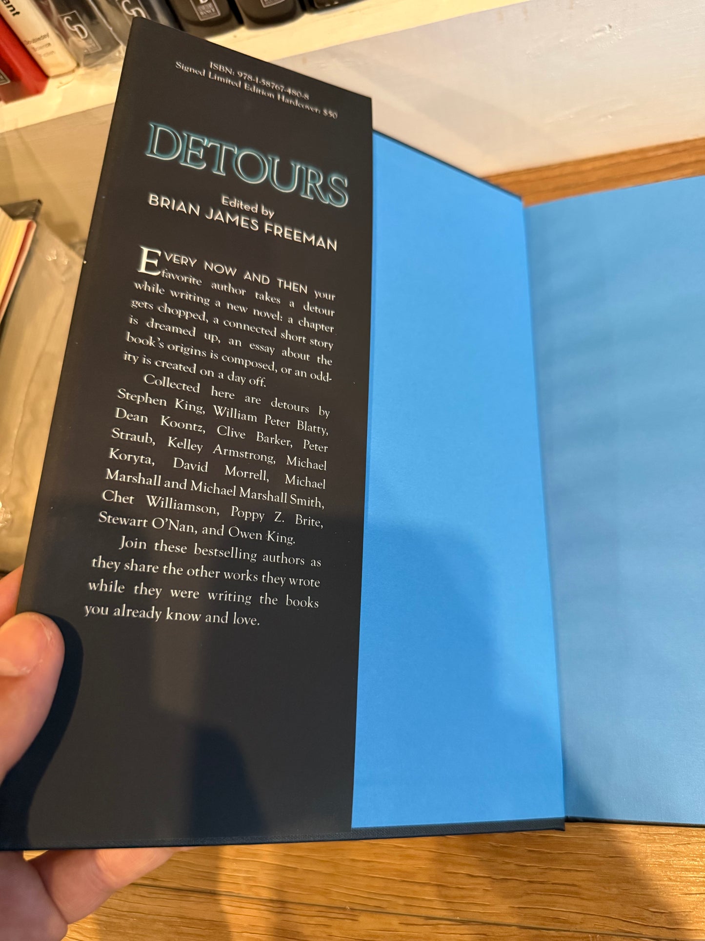 Brian James Freeman, Detours, Signed Limited #367, Cemetery Dance