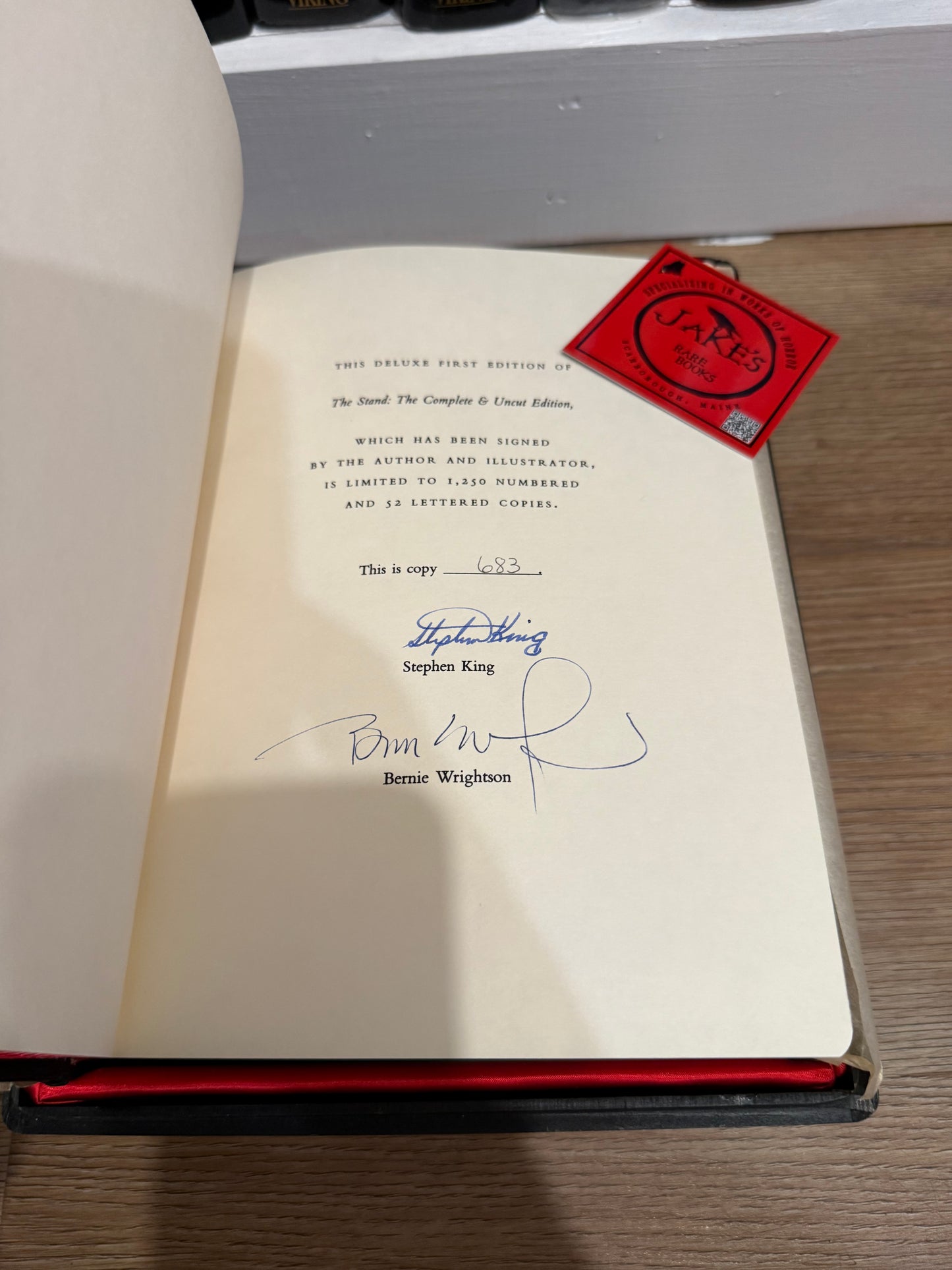 Stephen King, The Stand, Signed/Limited “Coffin” Edition, Doubleday Press