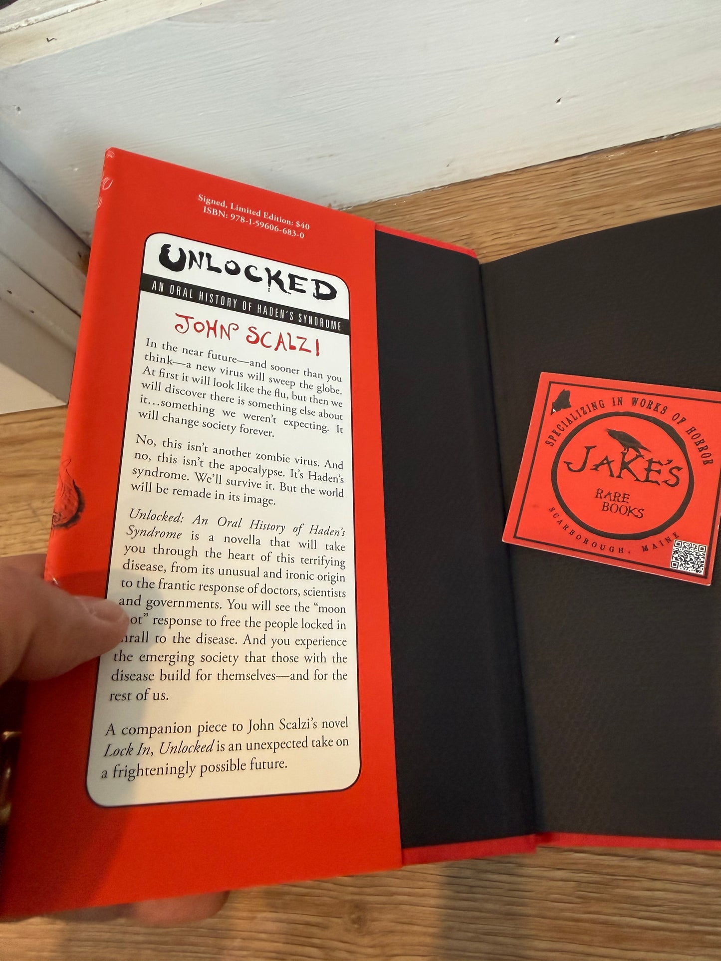 John Scalzi, Unlocked, Signed/Limited #12, Subterranean Press
