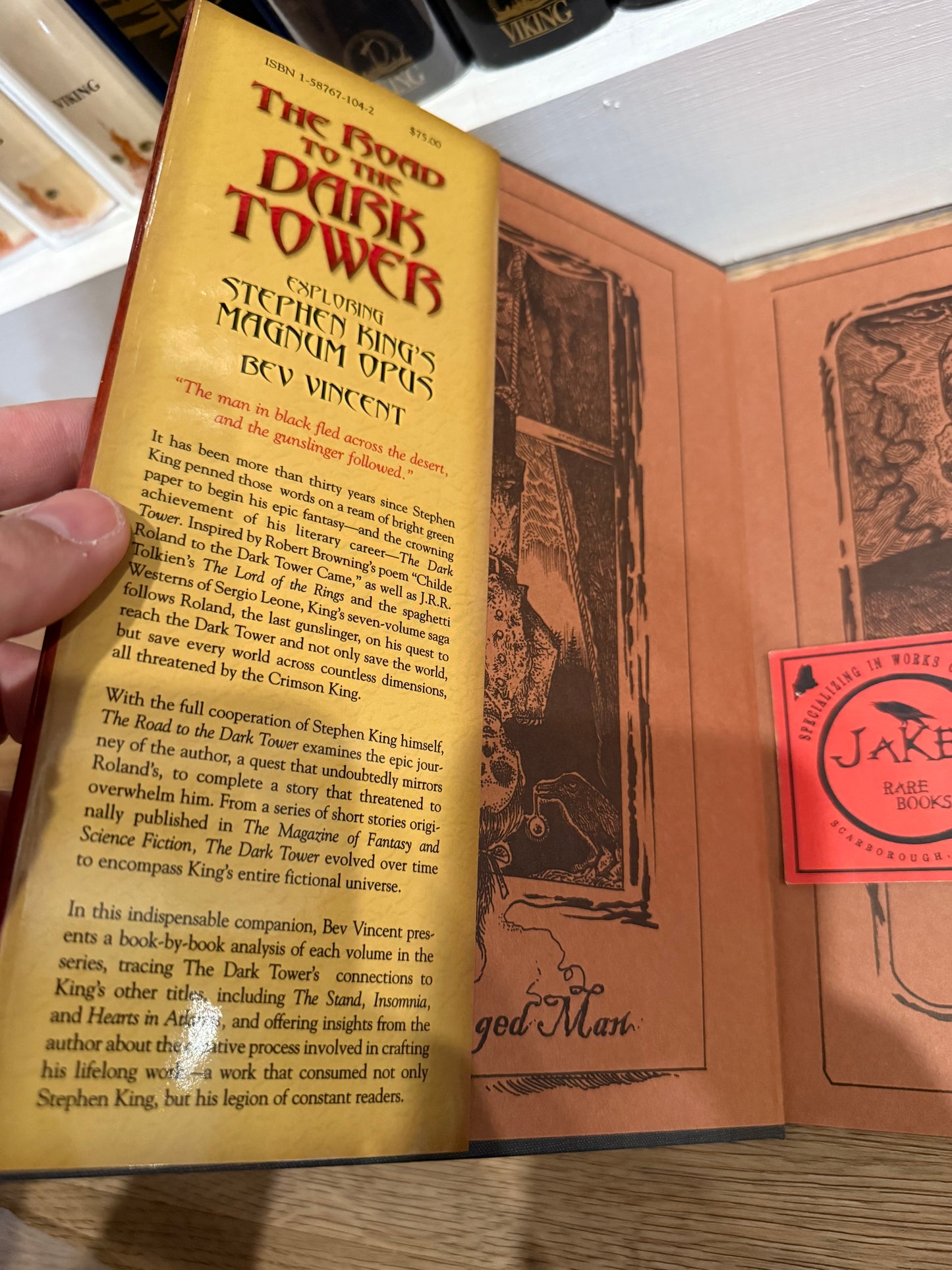 Bev Vincent, Road to the Dark Tower, Signed/Limited #, Cemetery Dance