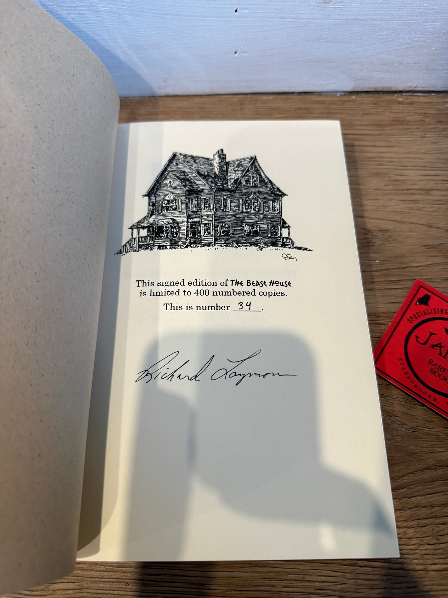 Richard Laymon, The Beast House, Signed/Limited #34, Cemetery Dance