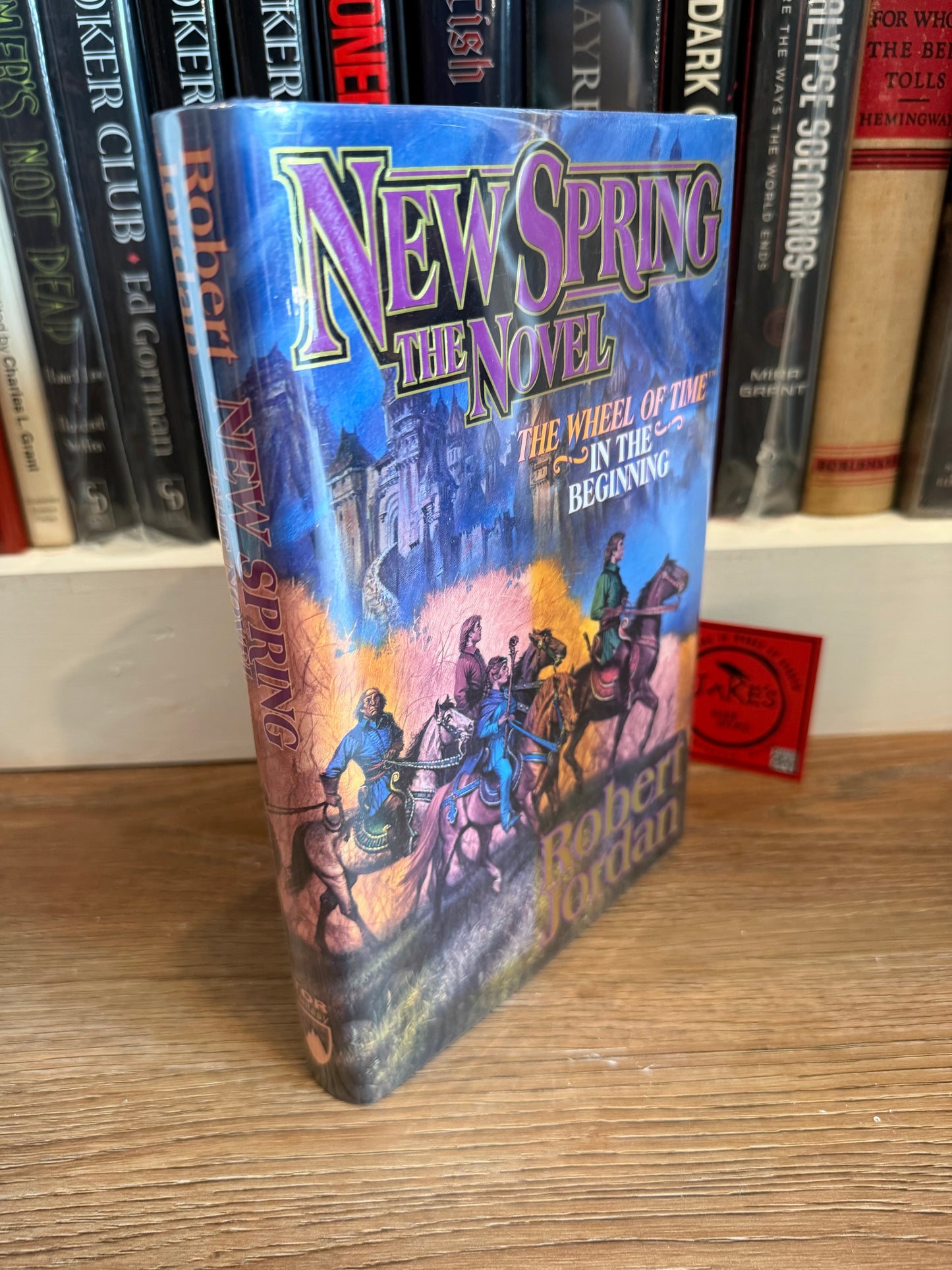 Robert Jordan, New Spring, Signed First Edition, Tor Publishing