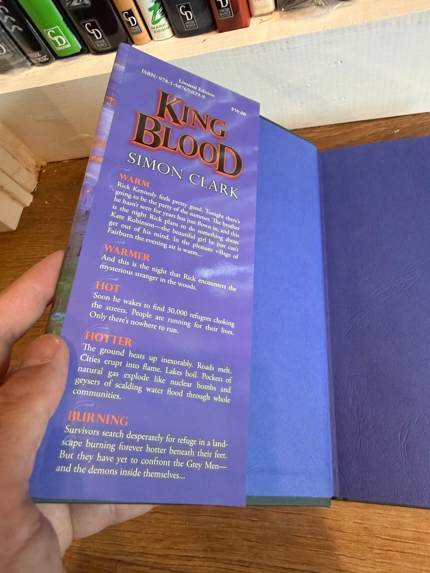 Simon Clark, King Blood, Signed Limited Edition, Cemetery Dance