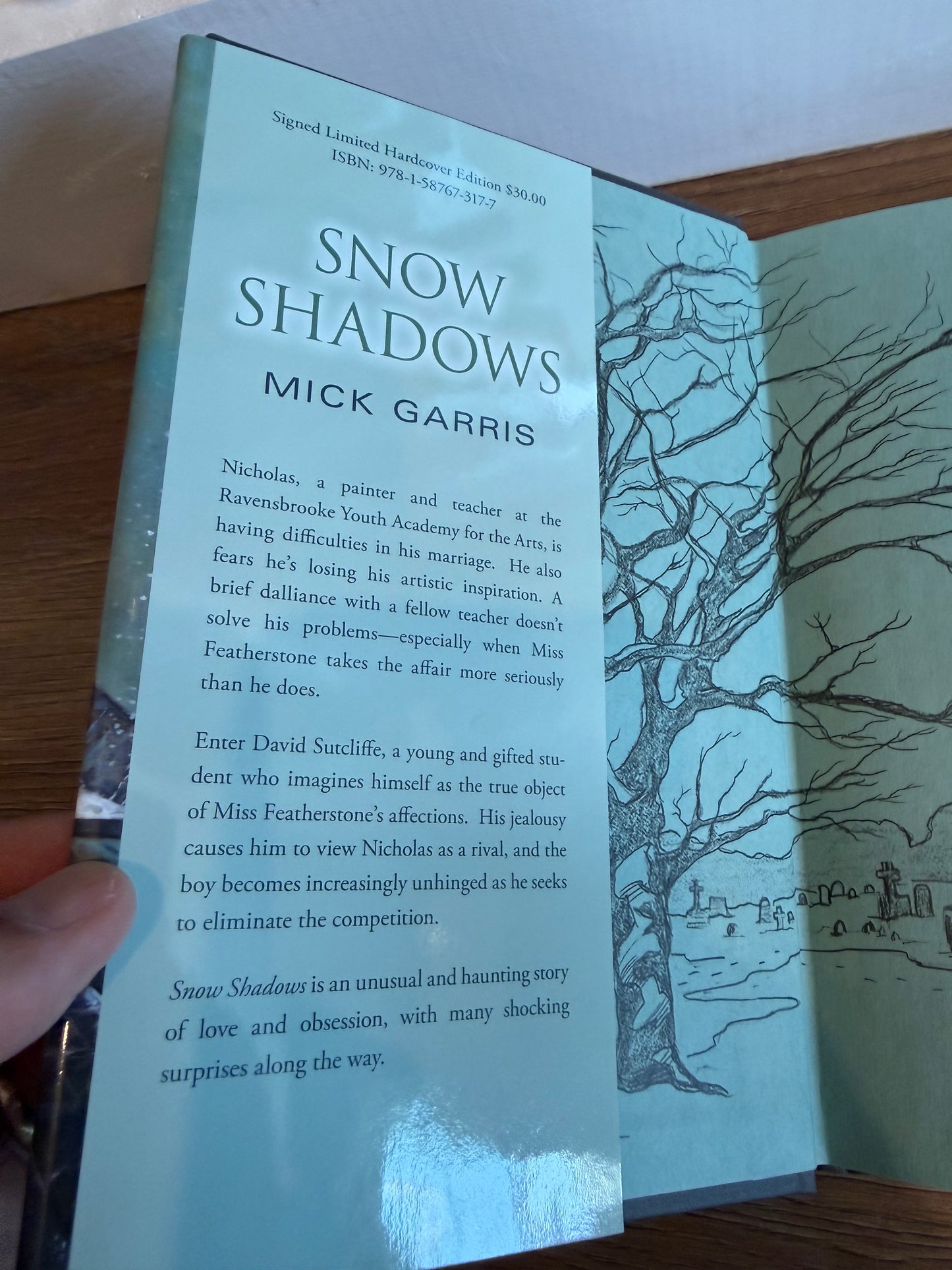 Mick Garris, Snow Shadows, Signed Limited #300, Cemetery Dance