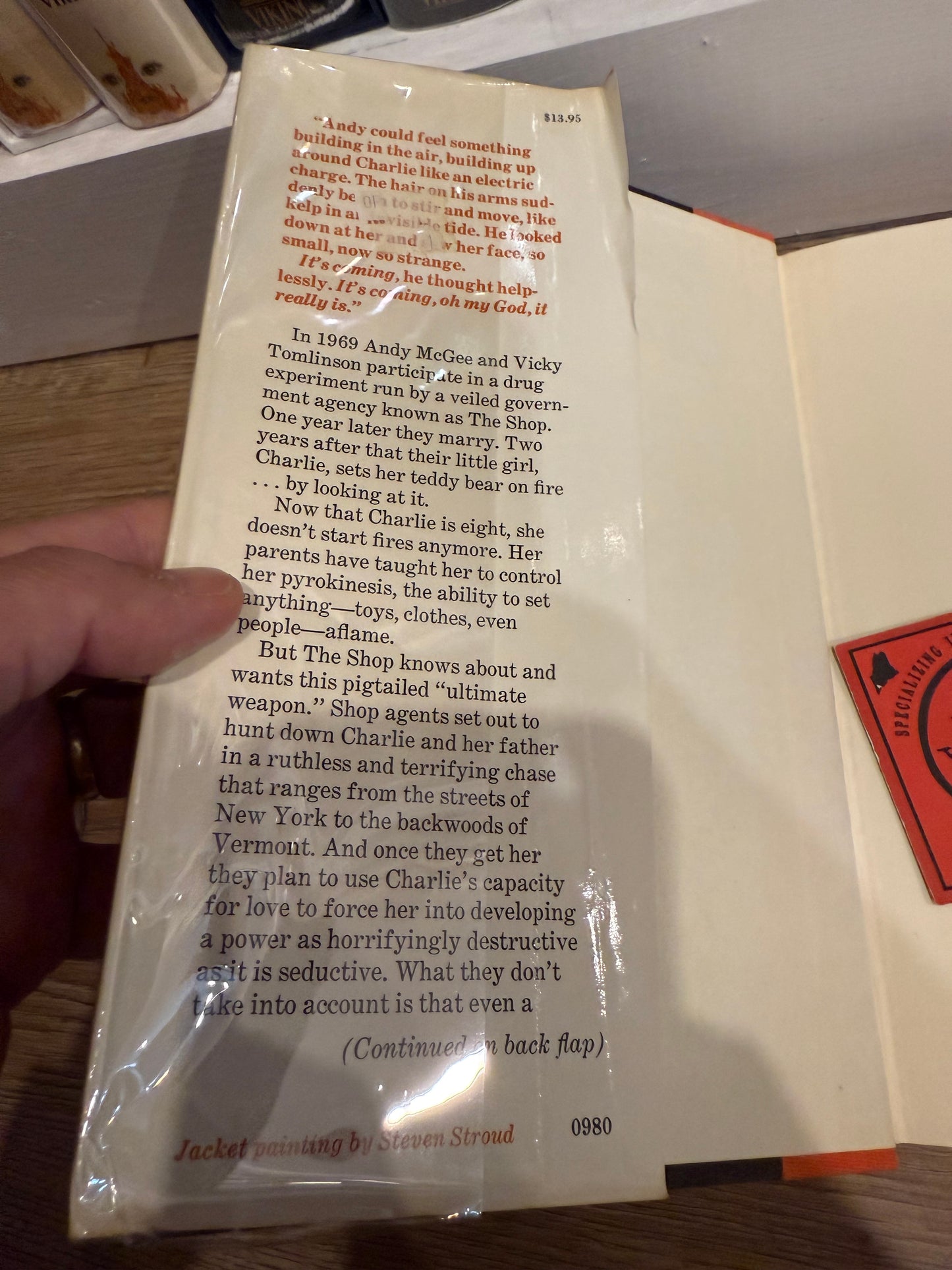 Stephen King, Firestarter, First Edition, Viking