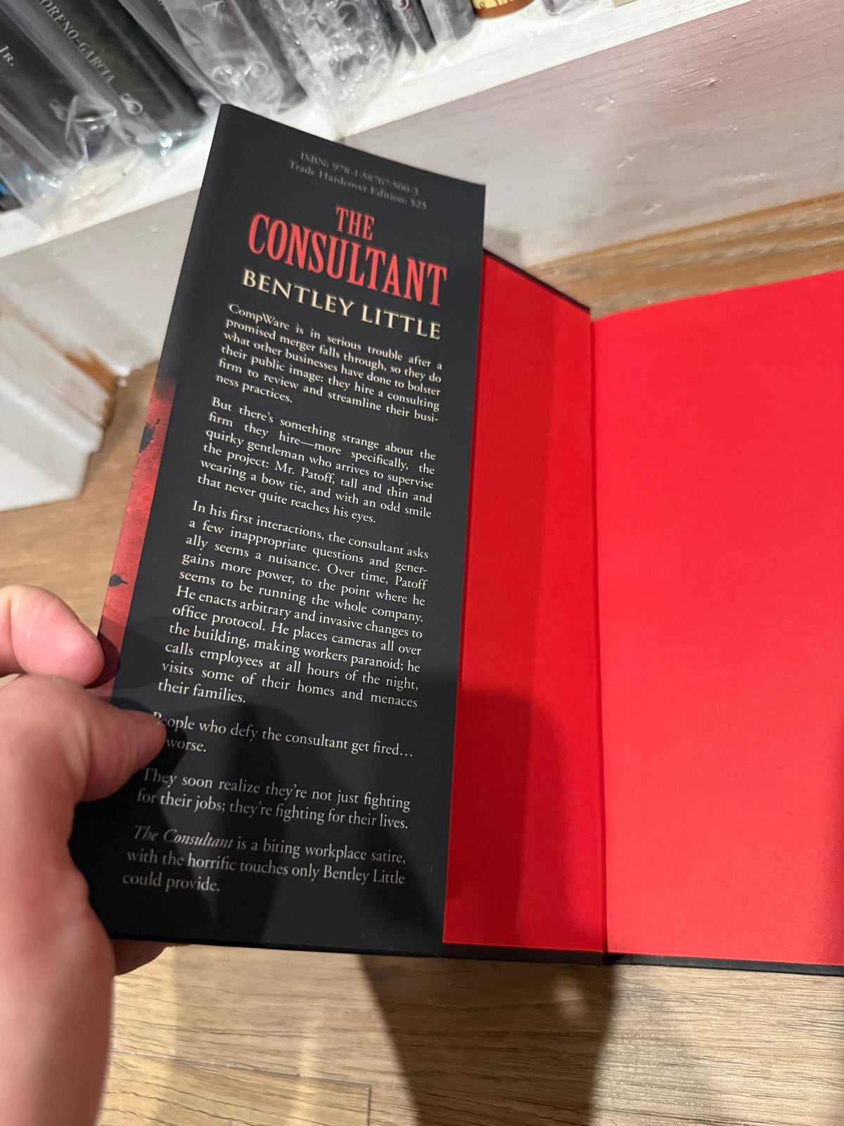 Bentley Little, The Consultant, First Edition, Cemetery Dance
