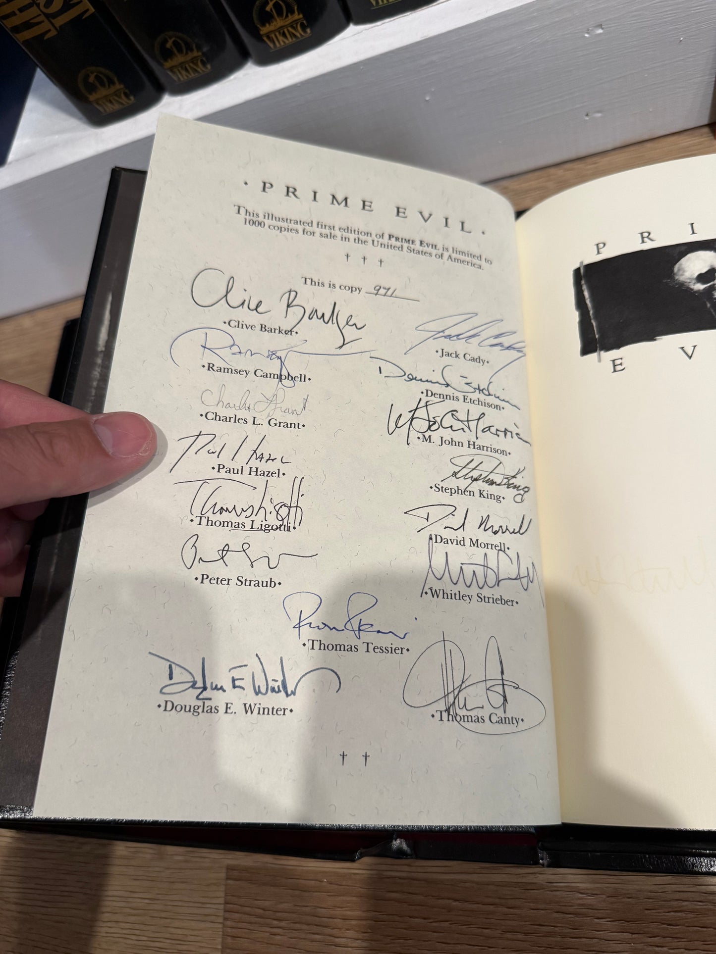 Prime Evil, Signed Limited #971, Grant Publishing