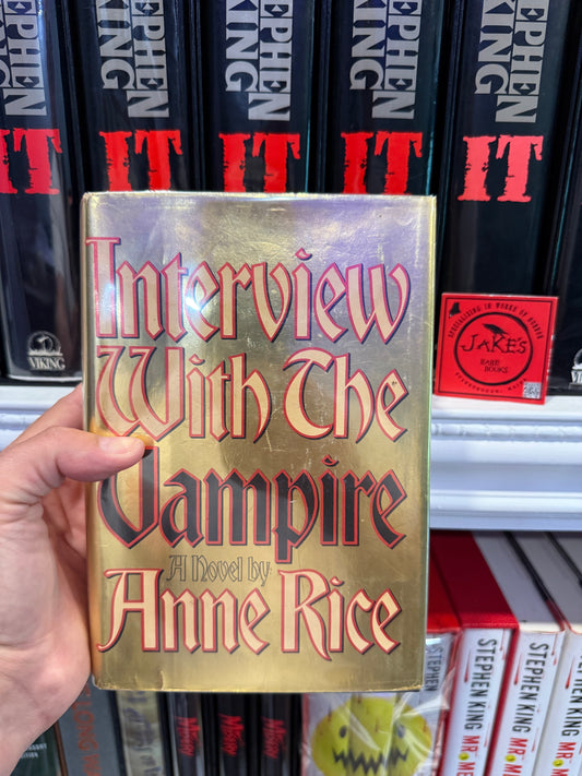 Anne Rice, Interview With a Vampire, First Edition, Knopf Publishing