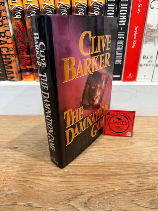 Clive Barker, The Damnation Game, First Edition, Putnam