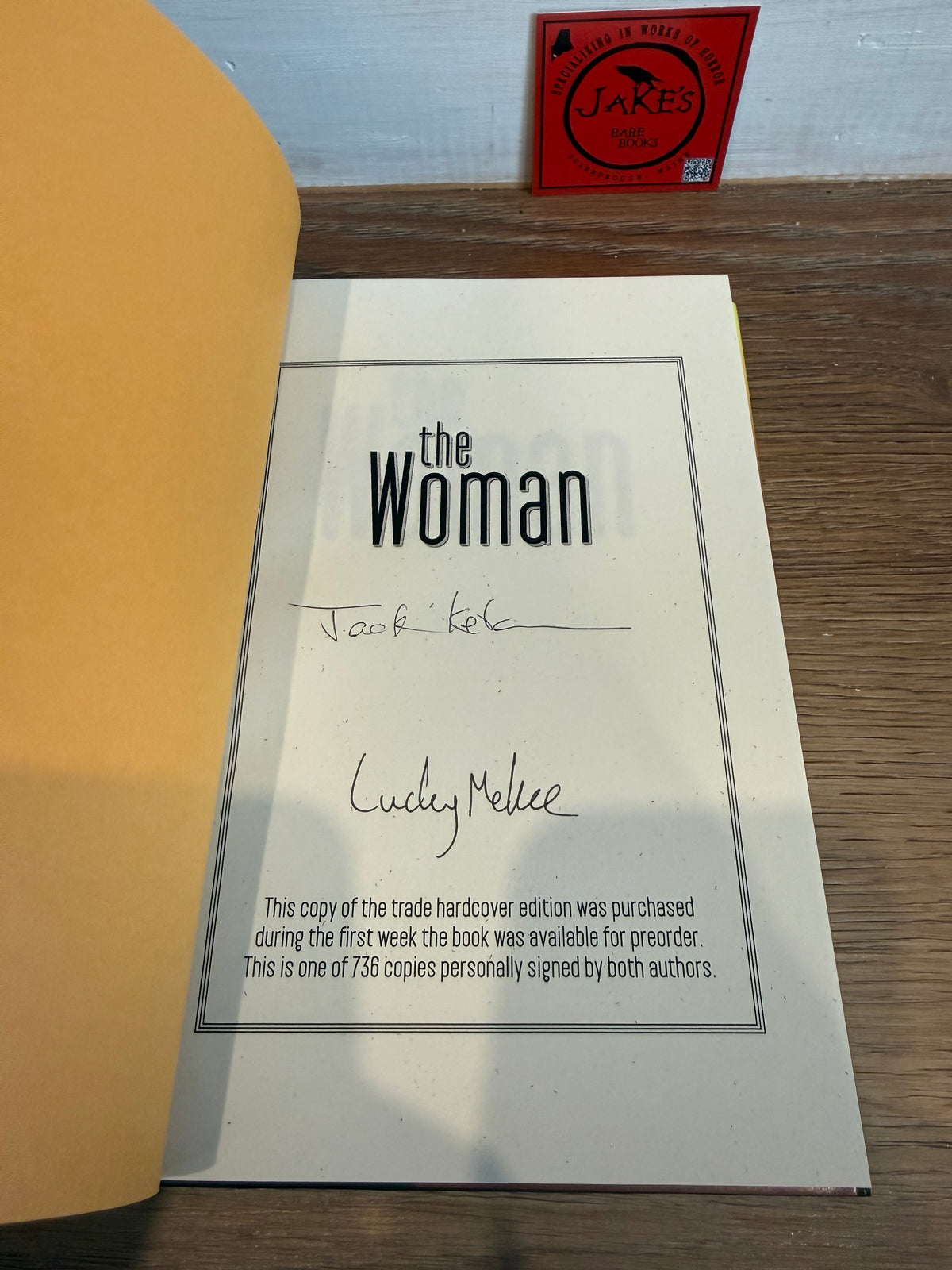 Jack Ketchum, The Woman, Signed Limited Edition, Cemetery Dance