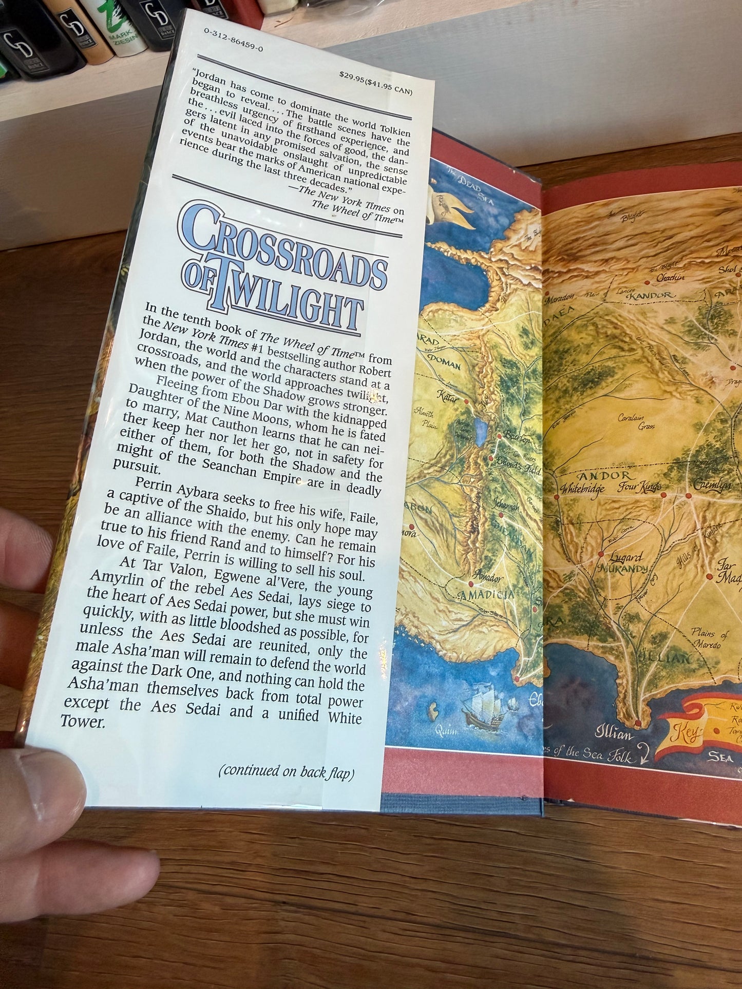 Robert Jordan, Crossroads of Twilight, Signed First Edition, Tor Publishing