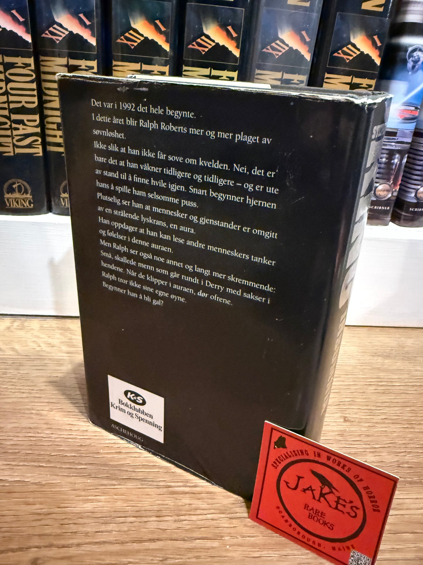 Stephen King, Insomnia, First Norwegian Printing