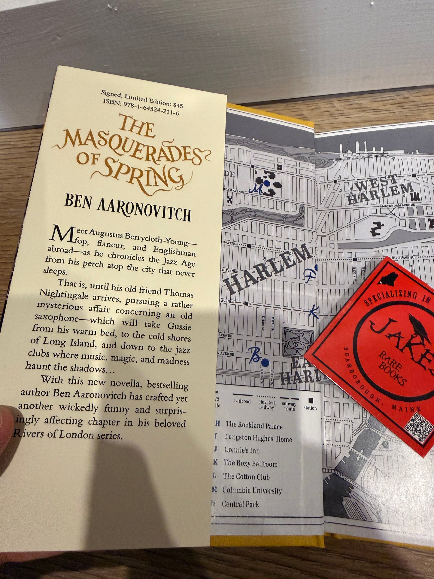 Ben Aaronovitch, The Masquerades of Spring, Signed/Limited #12, Subterranean Press