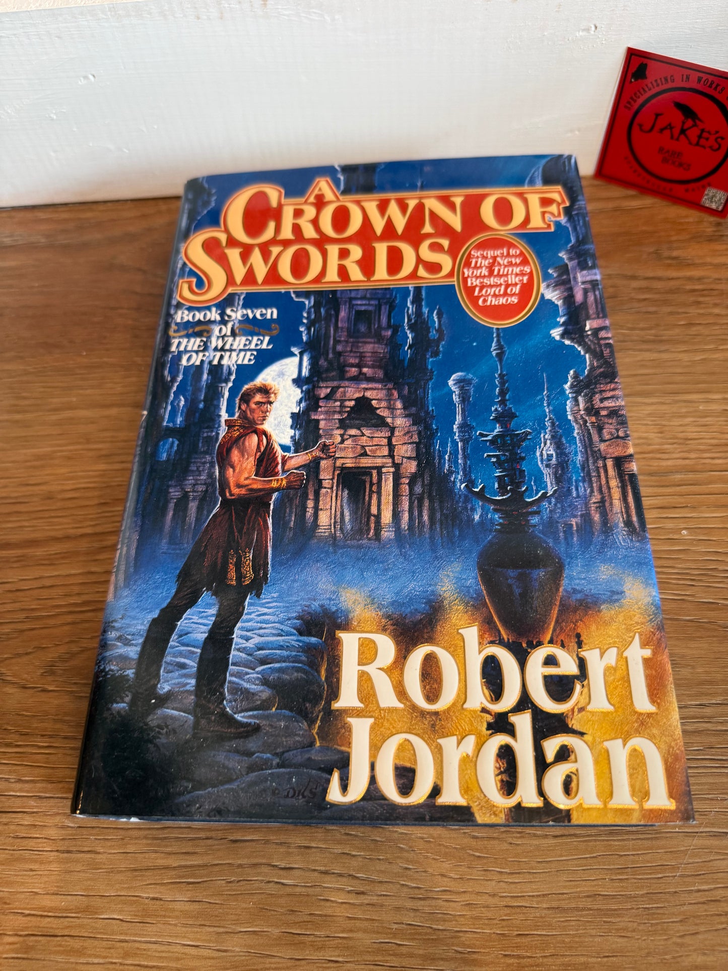 Robert Jordan, A Crown of Swords, Signed First Edition, Tor Publishing