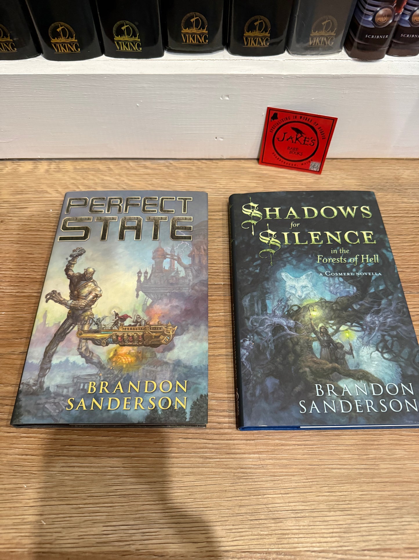 Brandon Sanderson, Matching #477, Perfect State and Shadows For Silence, Subterranean Press