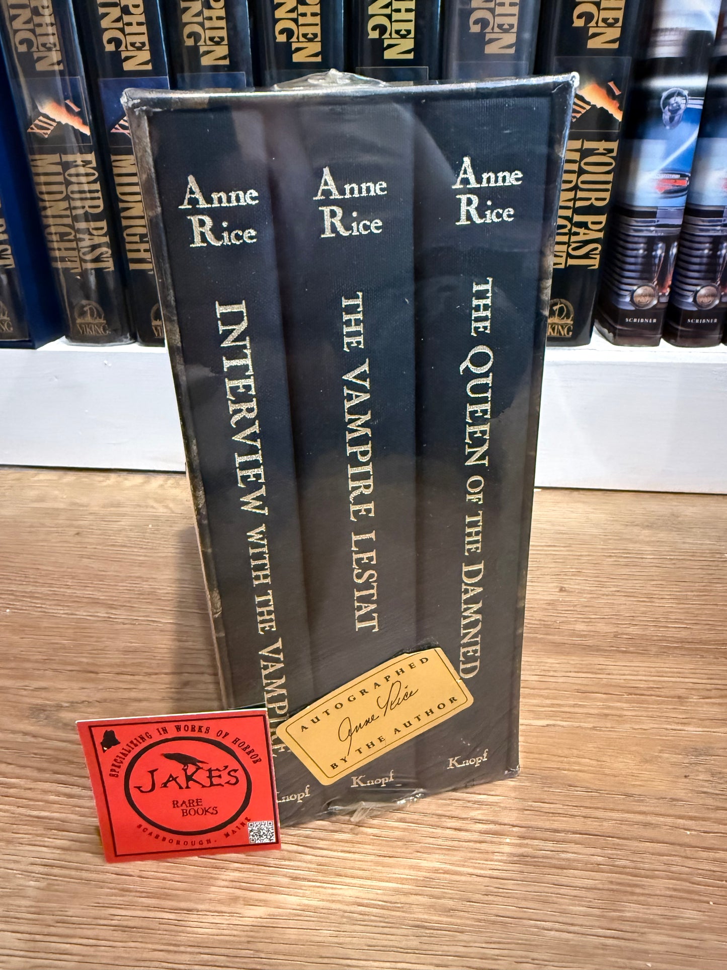 Anne Rice, Vampire Chronicles, SIGNED Boxed Set, Knopf Publishing