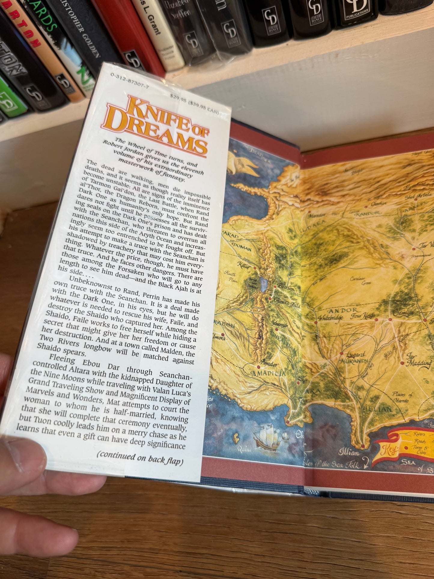 Robert Jordan, Knife of Dreams, Signed First Edition, Tor Publishing