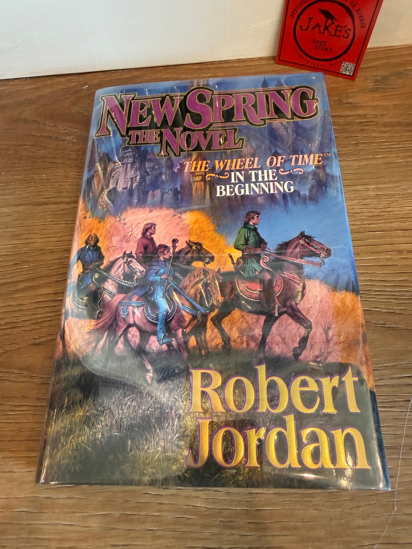 Robert Jordan, New Spring, Signed First Edition, Tor Publishing