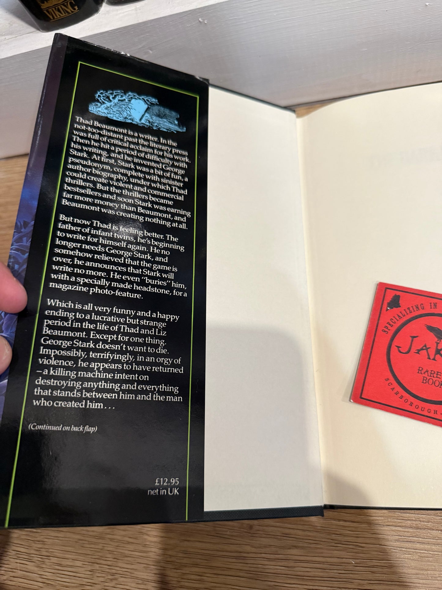 Stephen King, The Dark Half, UK First Edition, Hodder and Stoughton