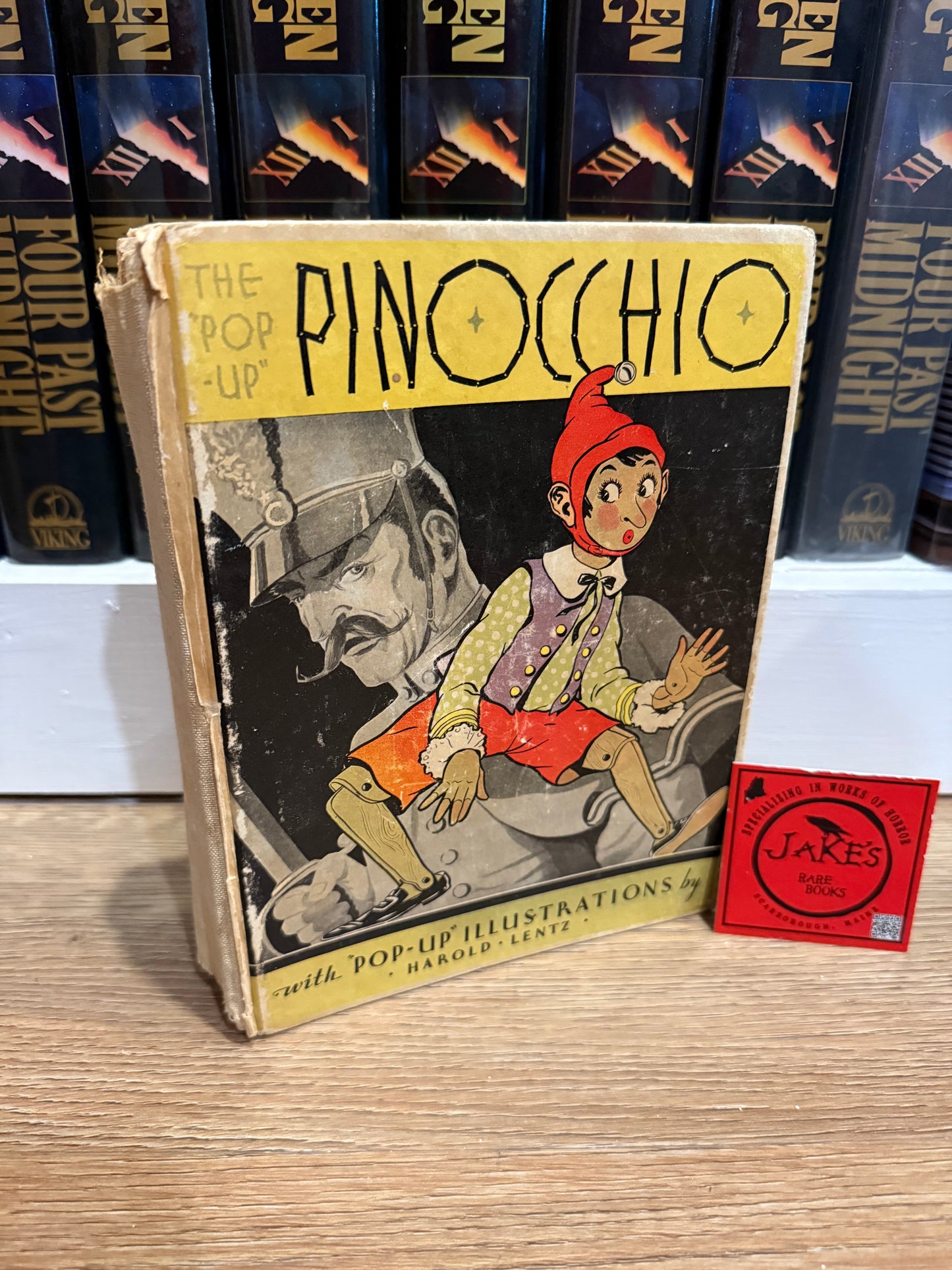 Pinocchio Pop-Up Book, 1932, Blue Ribbon Books