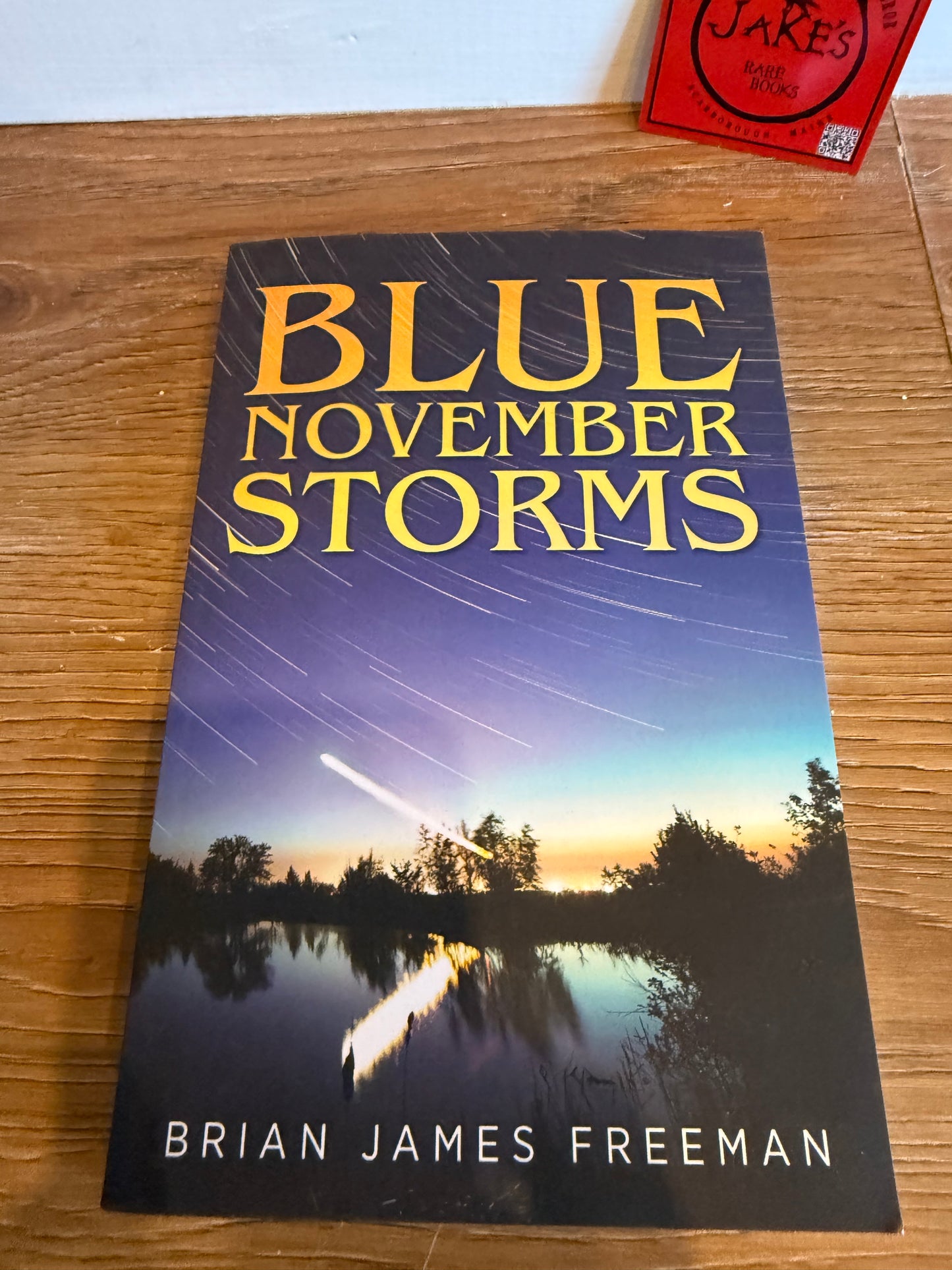 Brian James Freeman, Blue November Storms, Signed First Edition, Lividian Publications