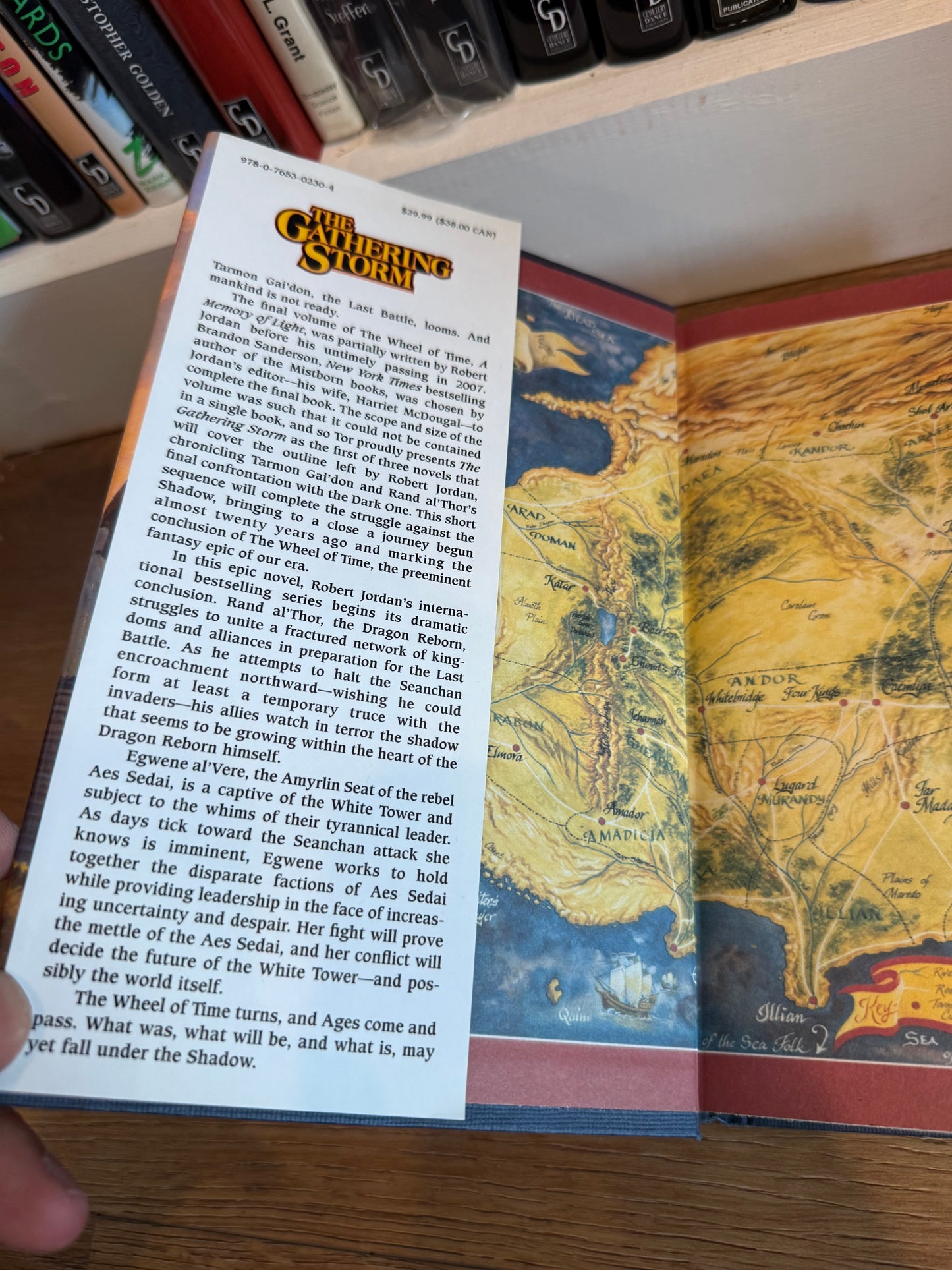 Robert Jordan, The Gathering Storm, Signed First Edition, Tor Publishing