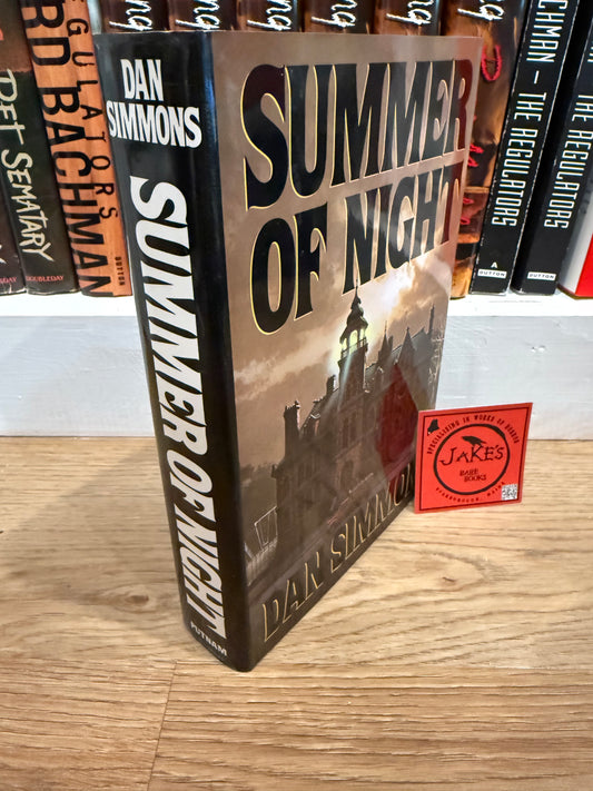 Dan Simmons, Summer of Night, First Edition SIGNED, Putnam