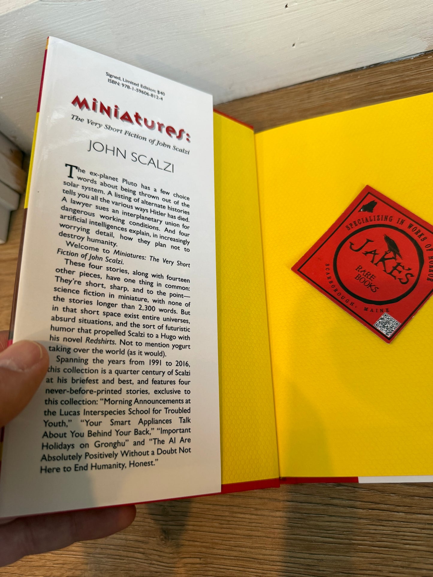 John Scalzi, Miniatures, Signed/Limited #12, Subterranean Press