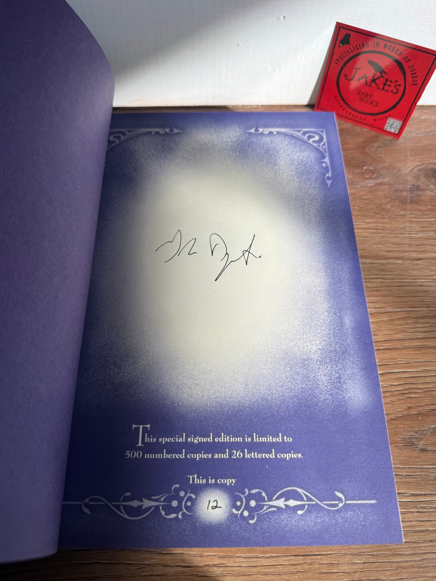 Gordon Dahlquist, The Dark Volume, Signed Limited #12, Subterranean Press