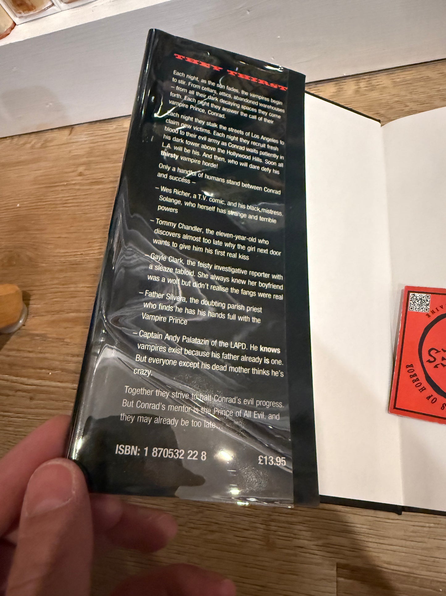 Robert McCammon, They Thirst, UK First Edition, SIGNED