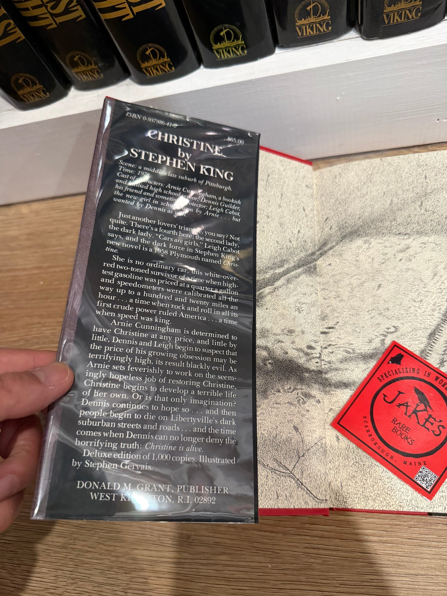 Stephen King, Christine, Signed/Limited #593, Grant Publishing