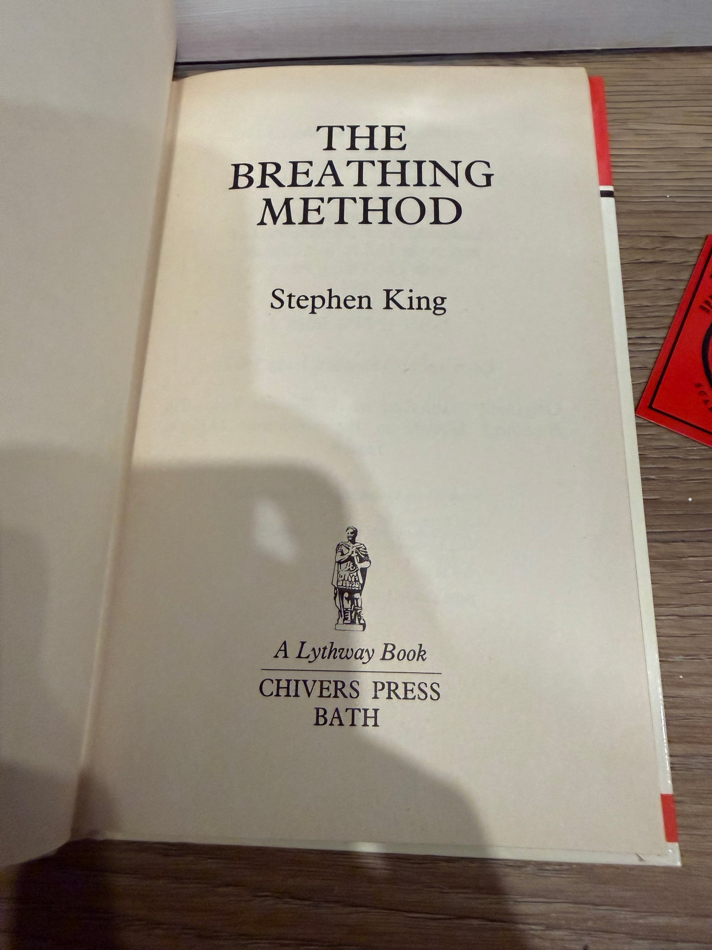 Stephen King, The Breathing Method, UK Large Print, Chivers Press
