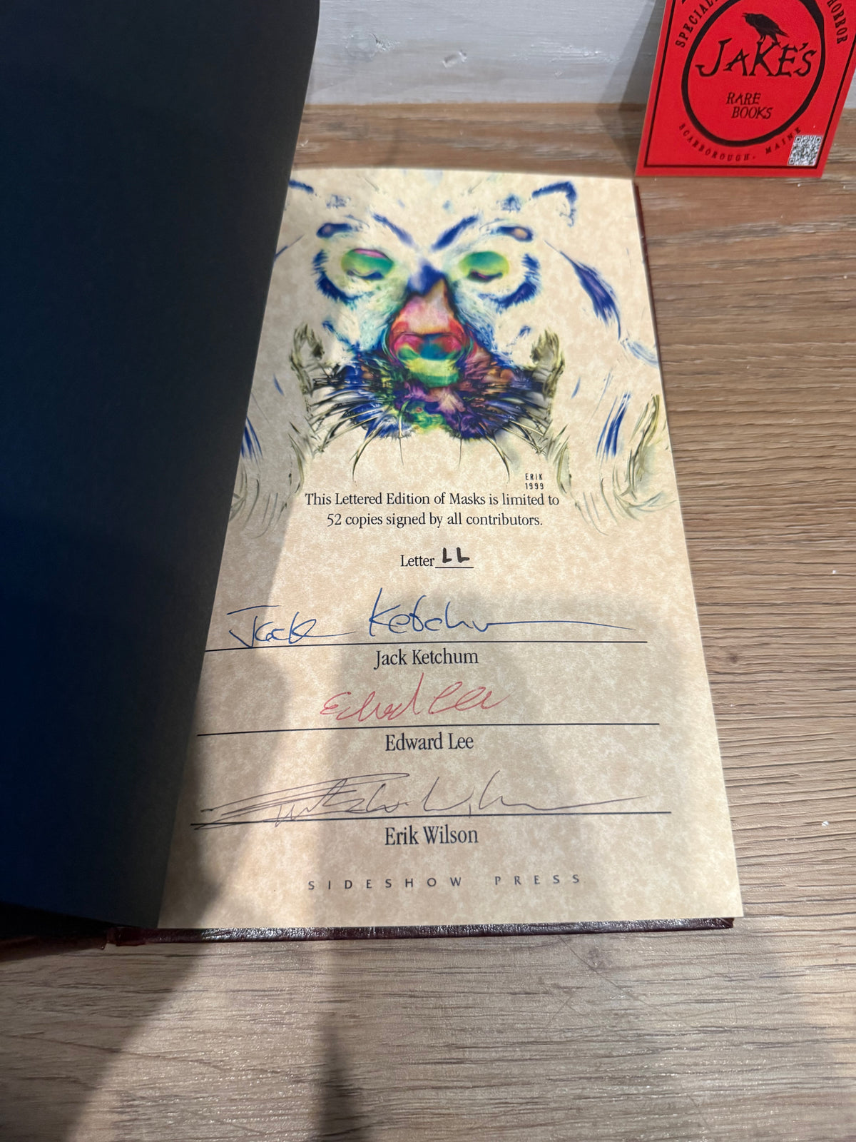 Ketchum/Lee, Masks, Letter LL, Sideshow Press