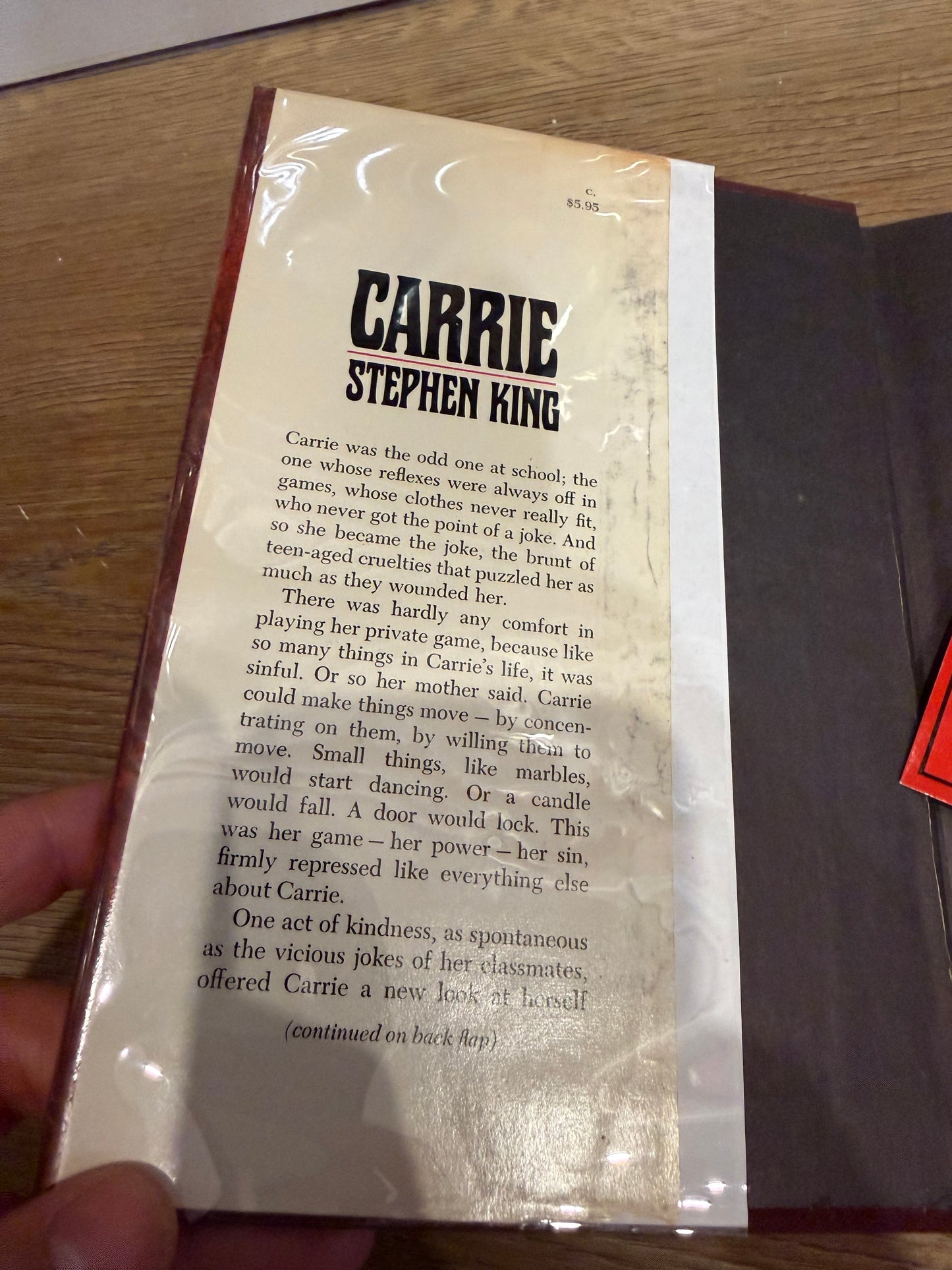 Stephen King, Carrie, First Edition, Doubleday Publishing