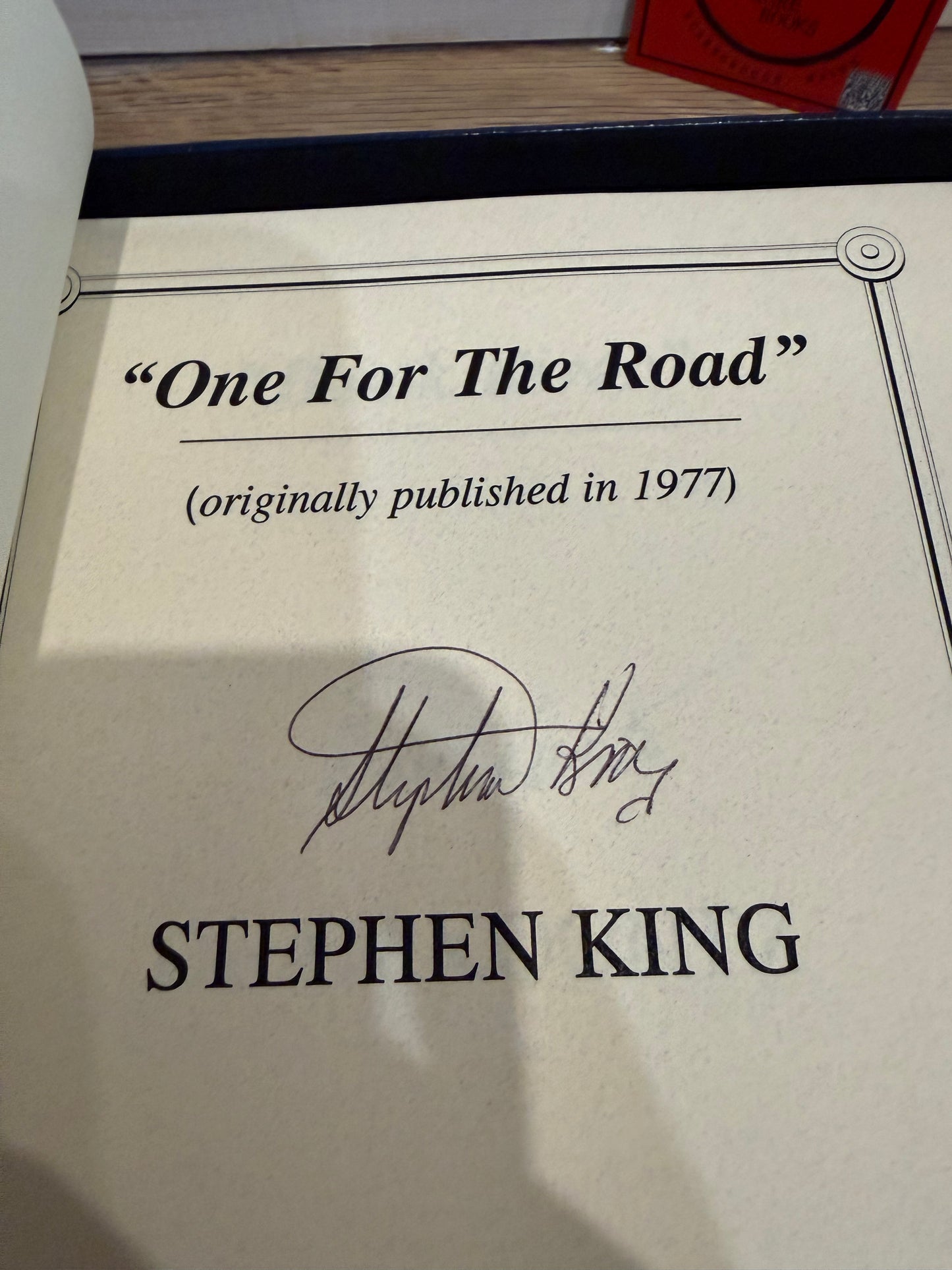 Stephen King, Legacies, Signed Limited Publishers Copy, Cemetery Dance