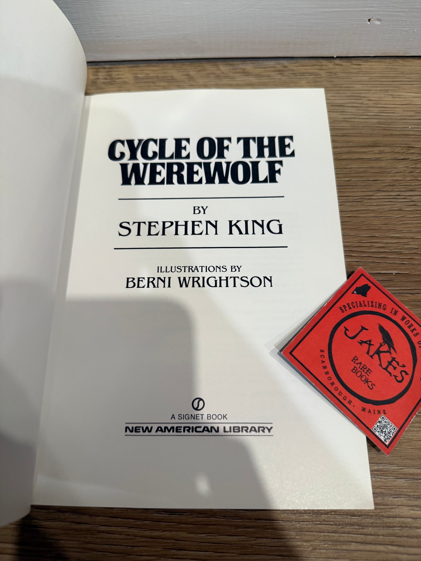 Stephen King, Cycle of the Werewolf, First Signet Printing
