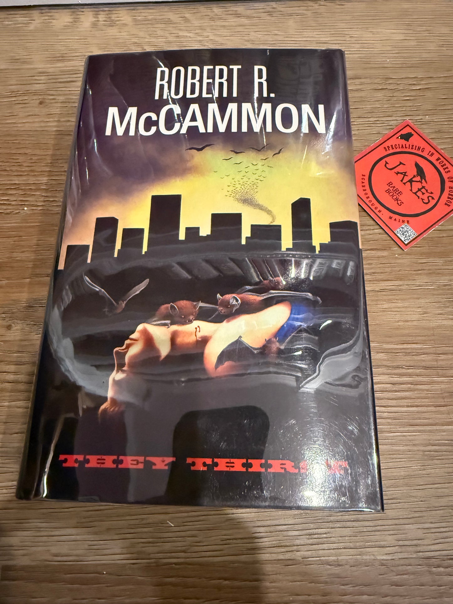 Robert McCammon, They Thirst, UK First Edition, SIGNED