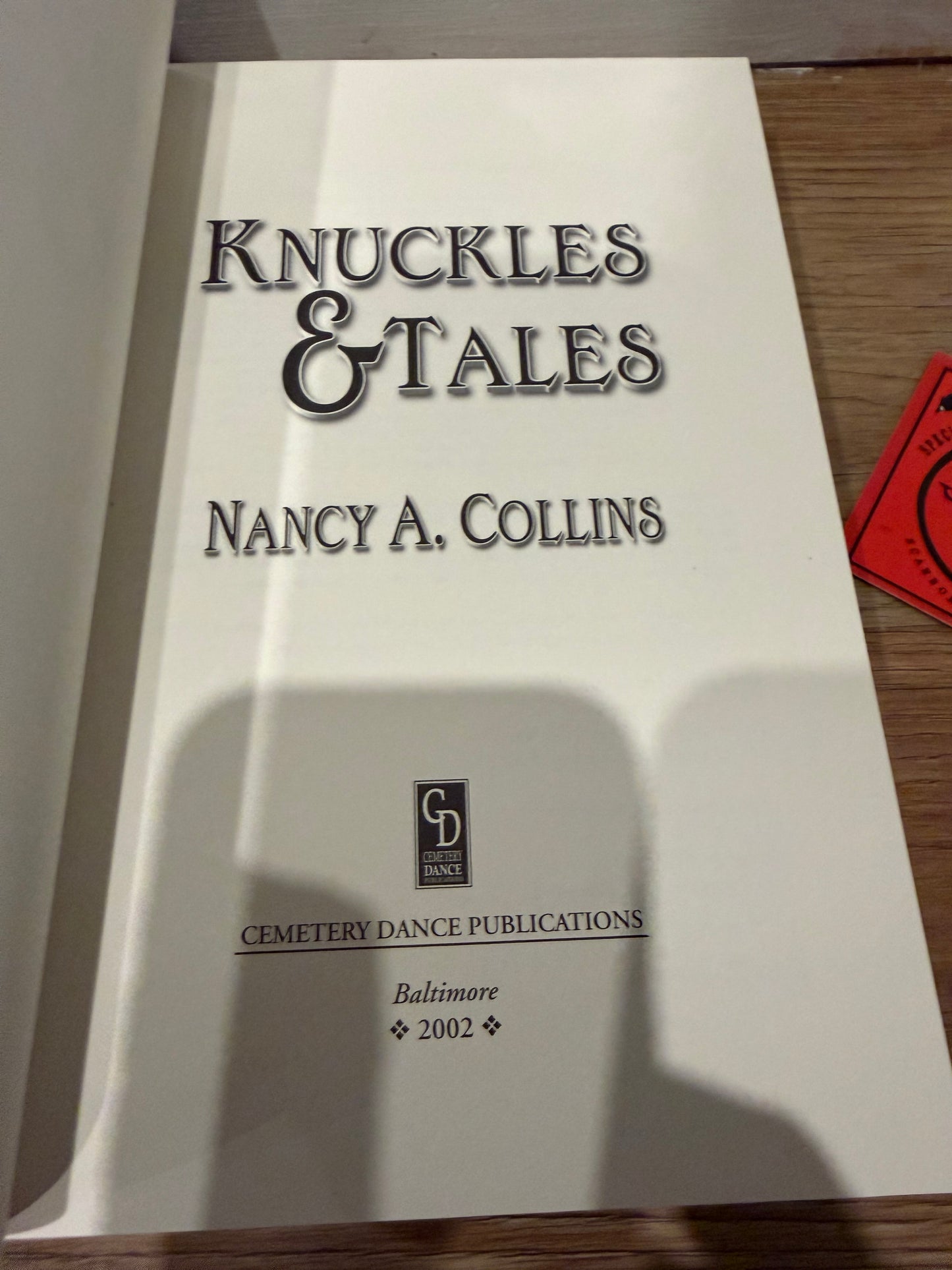Nancy Collins, Knuckles and Tales, Signed/Limited, Cemetery Dance