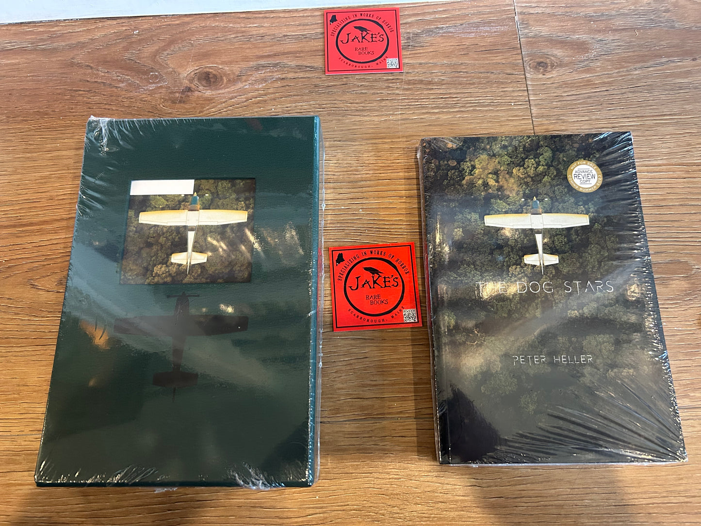 Peter Heller, The Dog Stars, Signed Limited Edition PLUS the Advance Review Copy, Lividian Press